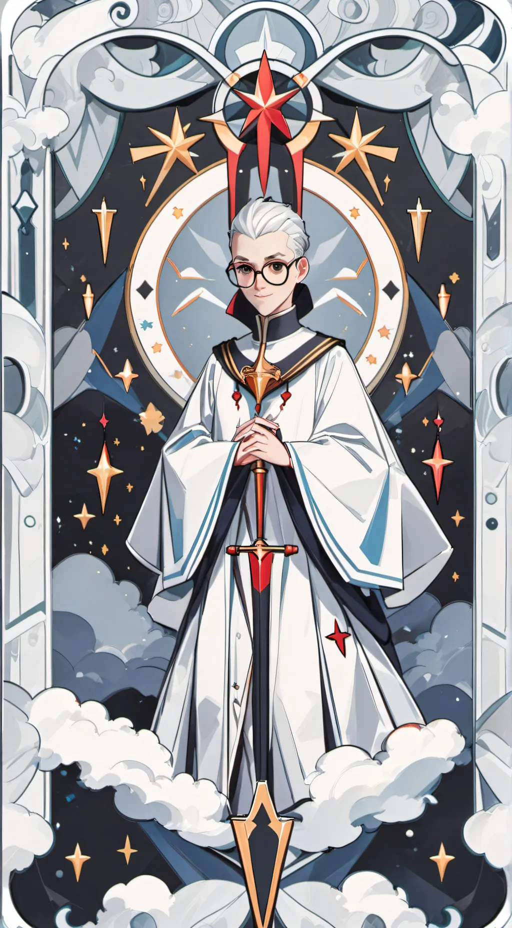 ai character: Gabriel agreste background