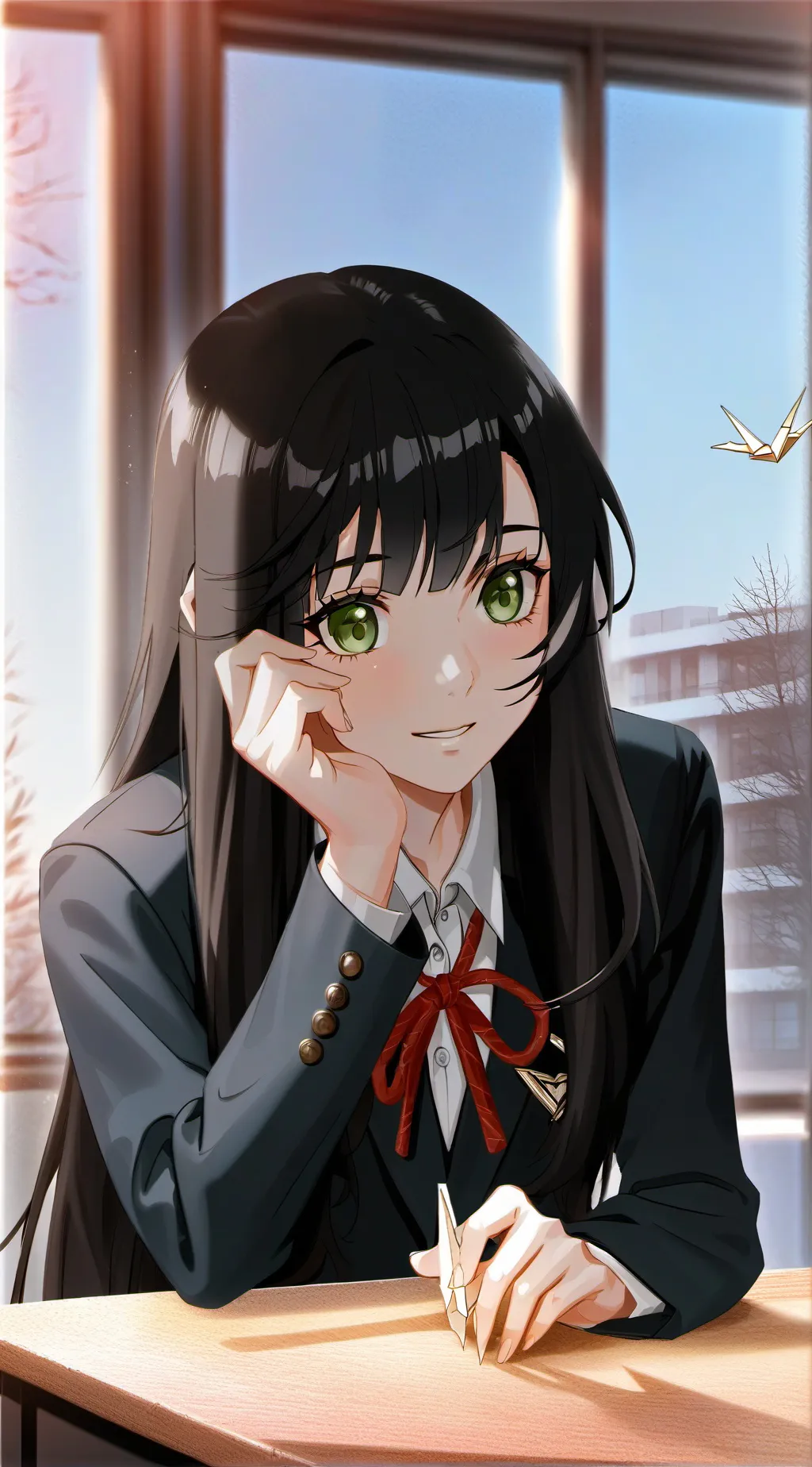 ai character: Kaori background