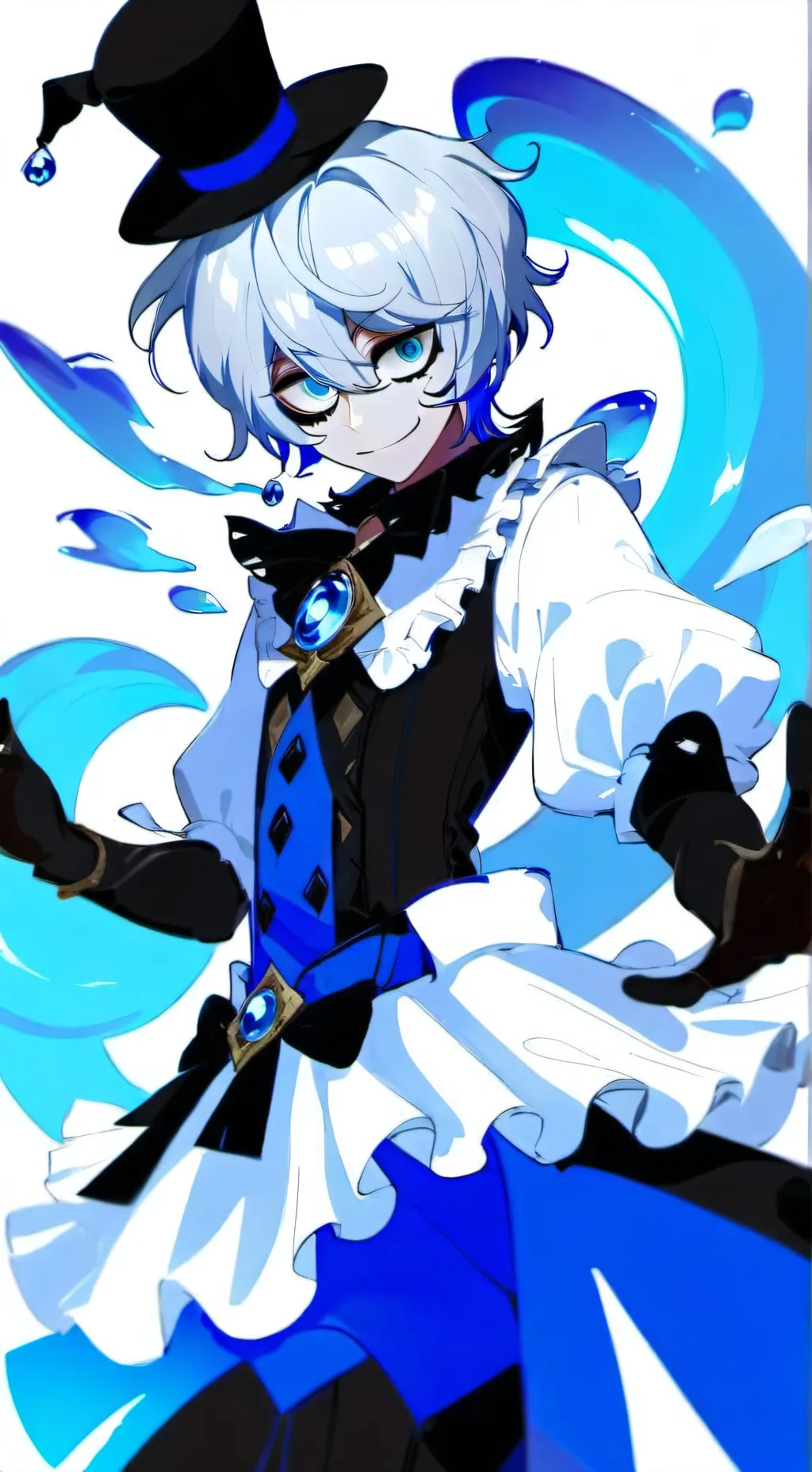 ai character: Shadow Milk Cookie background