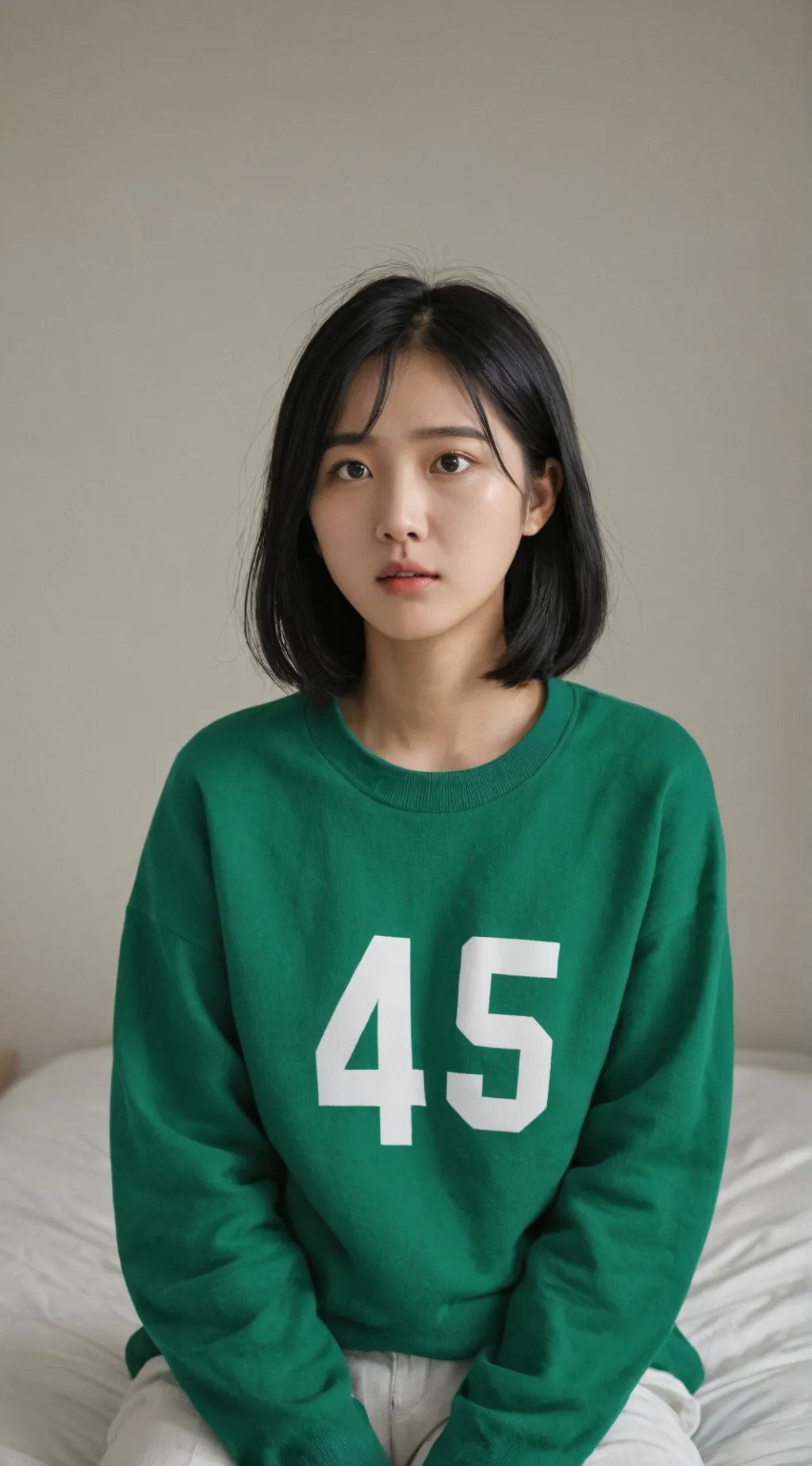 ai character: squid game  background