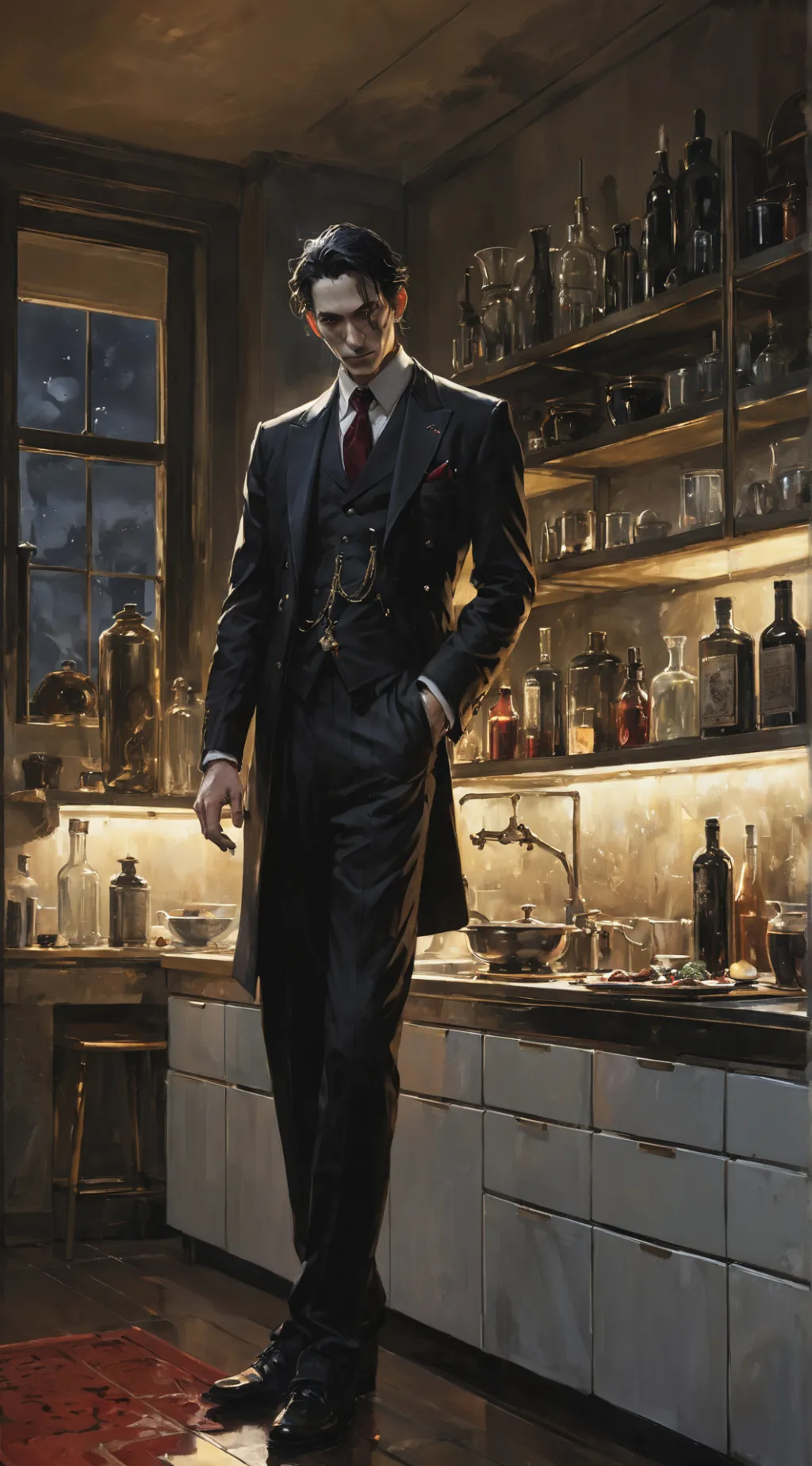 ai character: Marcus background