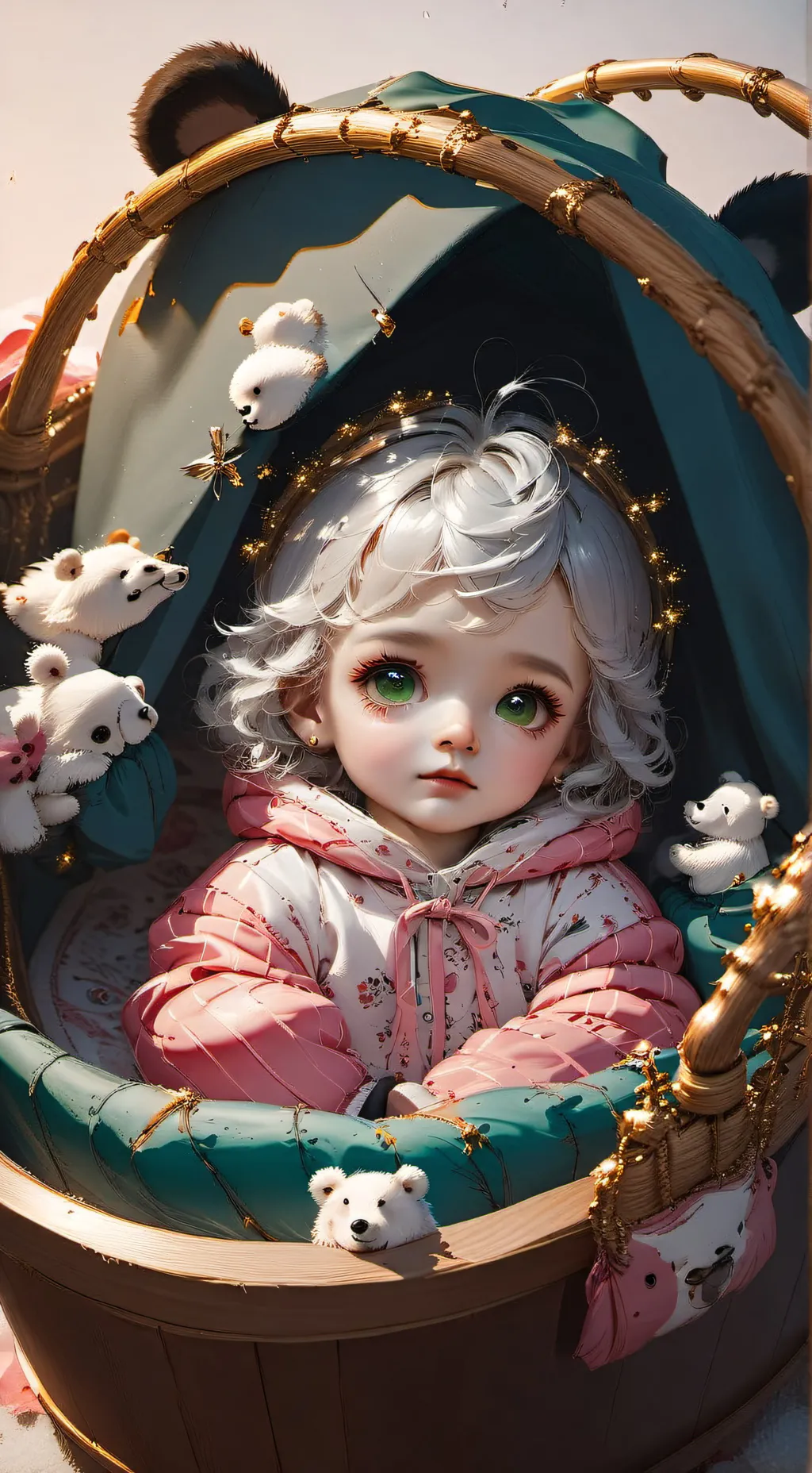 ai character: stupid newborn background