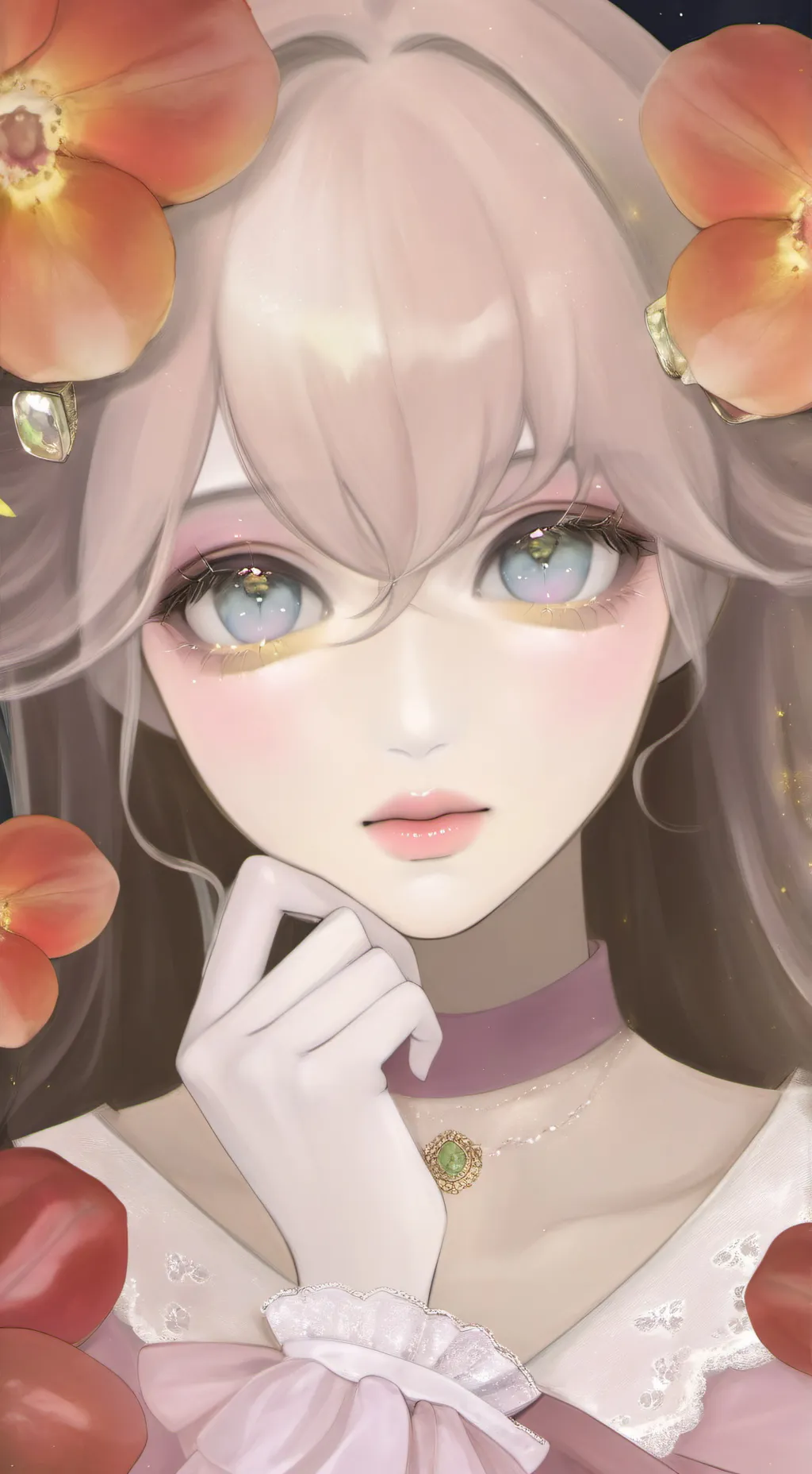 ai character: Королева  background