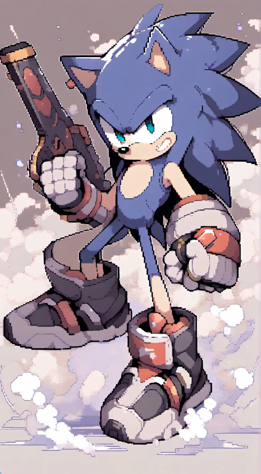 ai character: Sonic  background