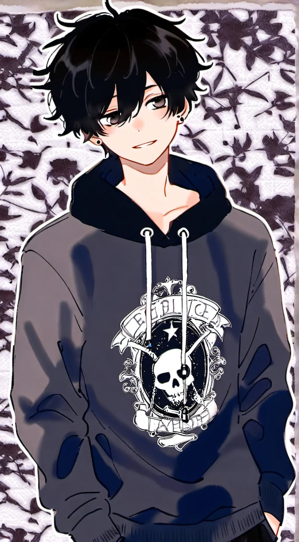 ai character: °•× Raver ×•° background