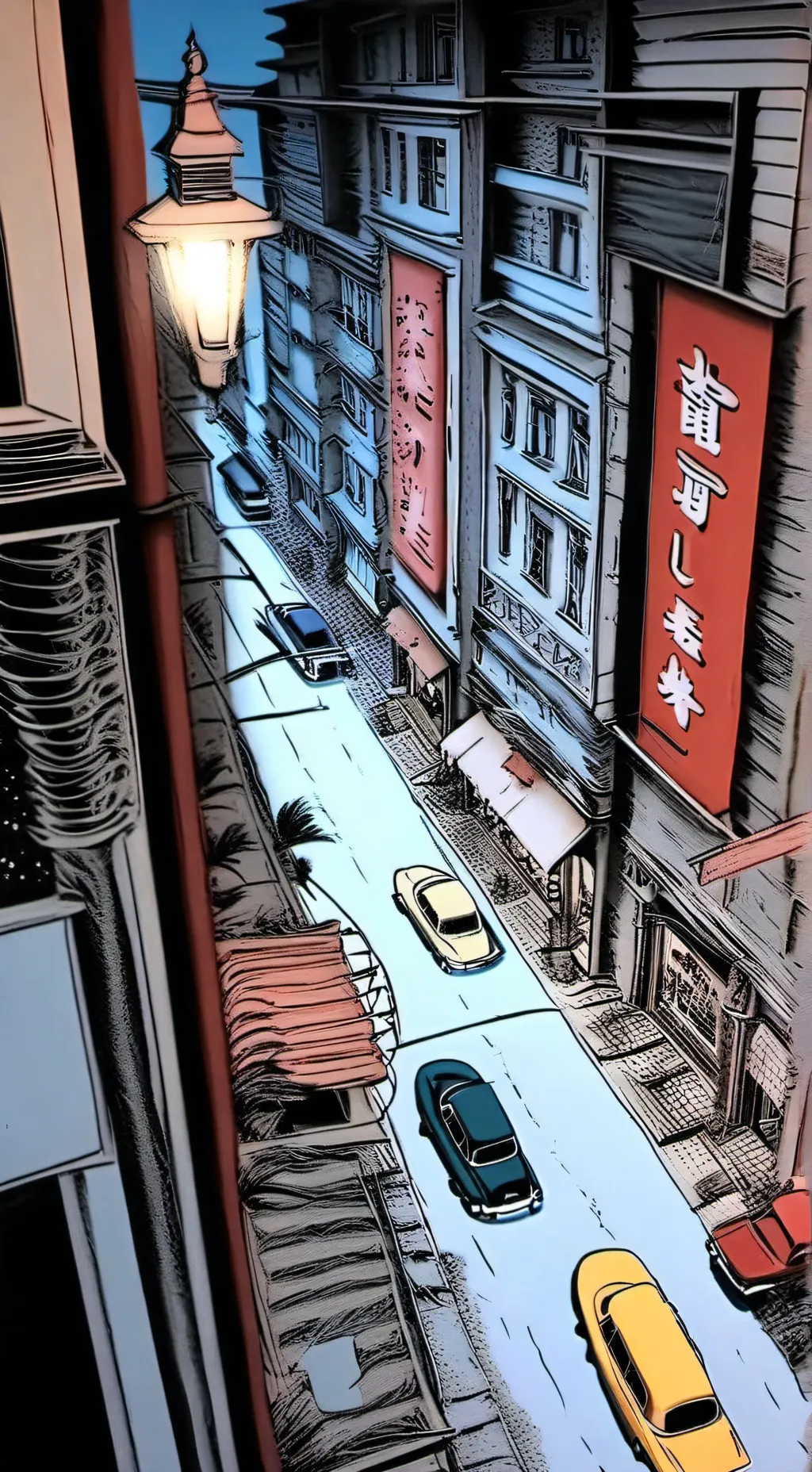 ai character: Fpe city background