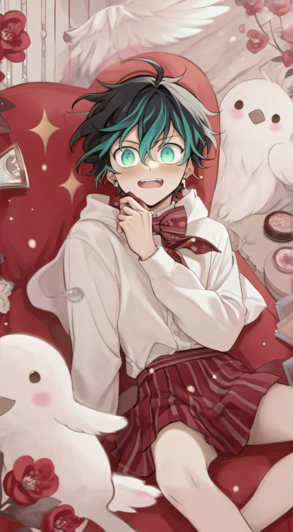 ai character: trans deku background