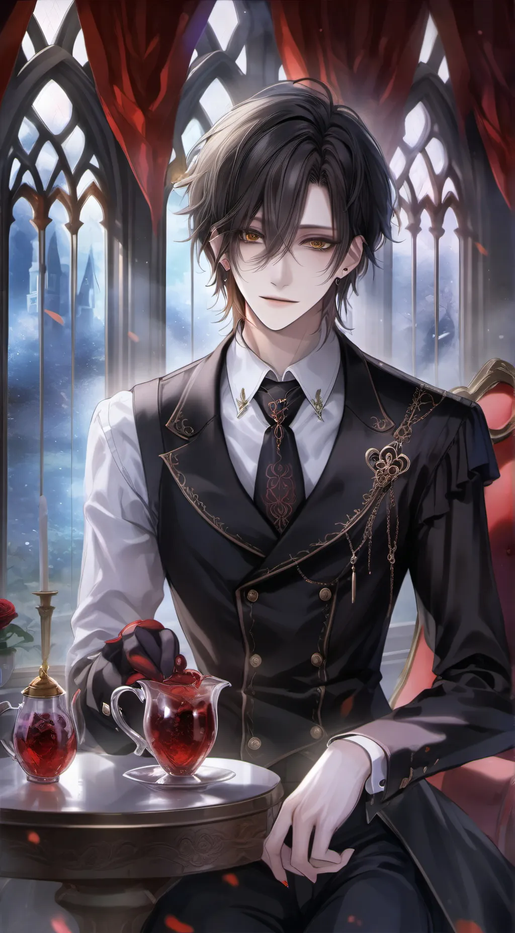 ai character: Marc  background