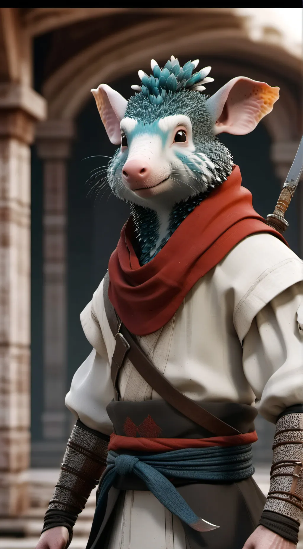 ai character: Deimos speak span background