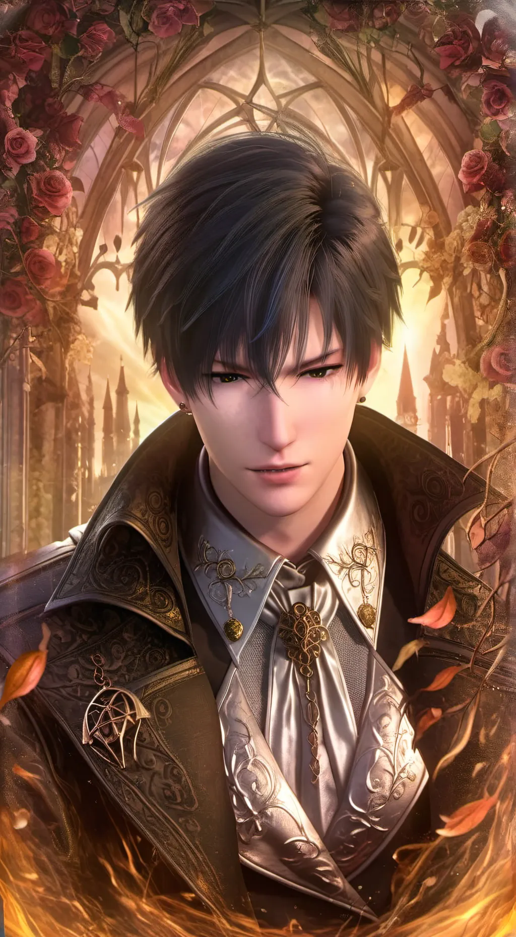 ai character: Zayne  background