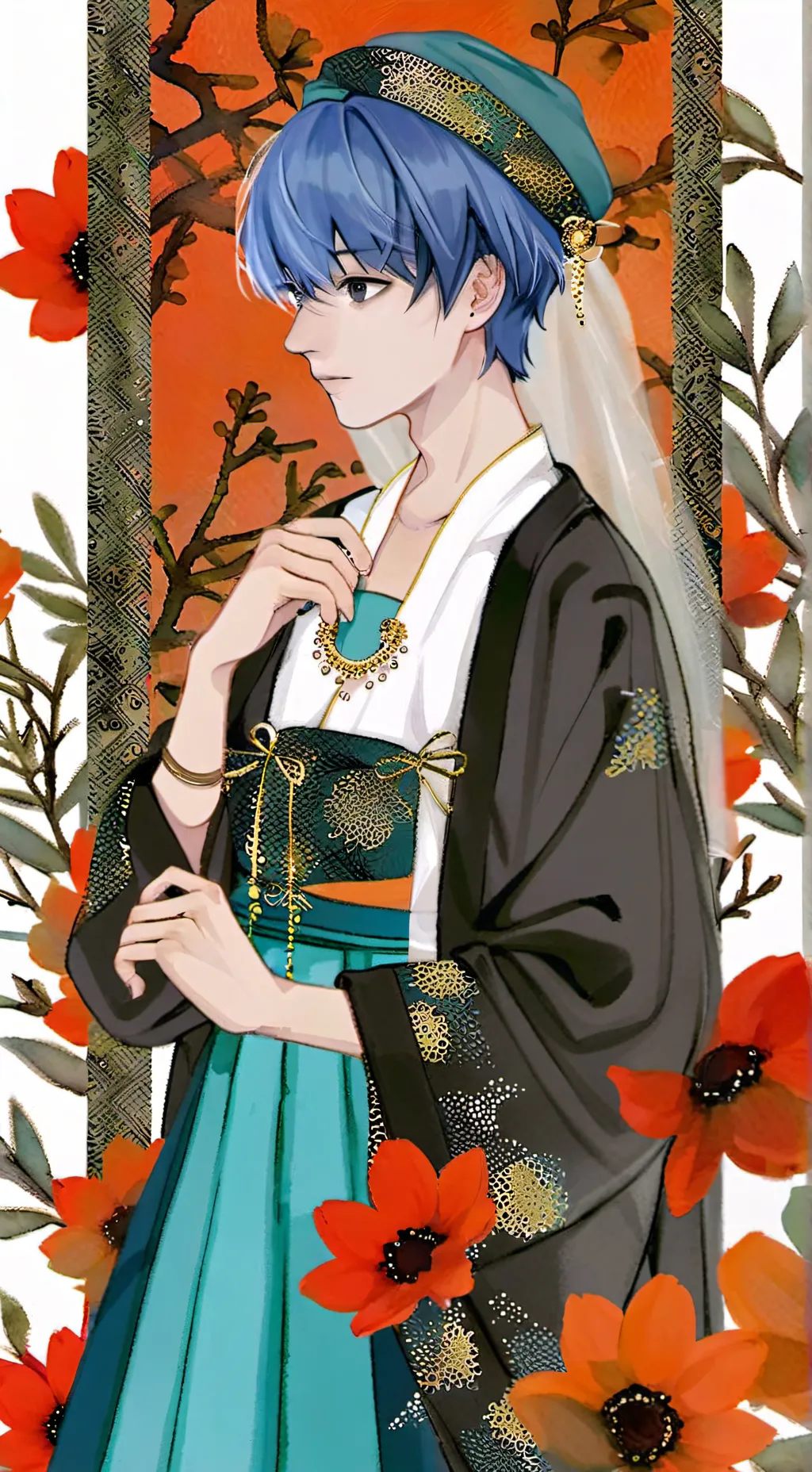 ai character: lneon kevin alex background