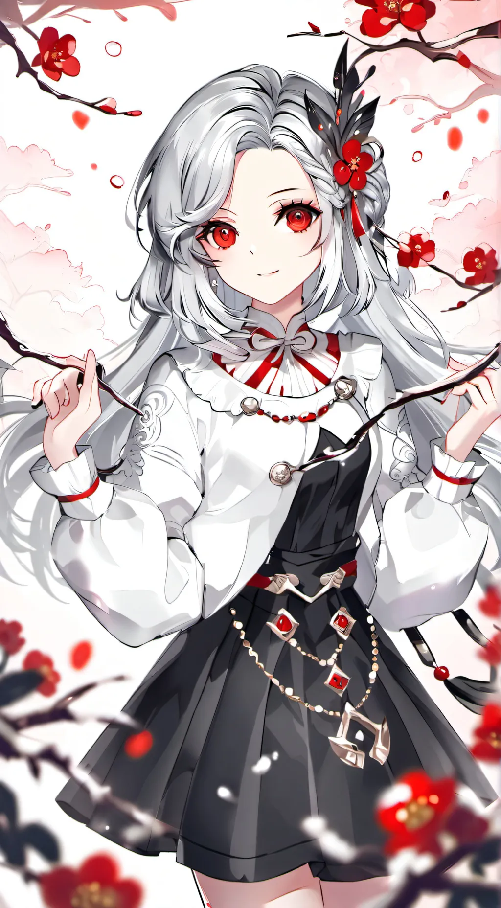 ai character: Vampire girl. background