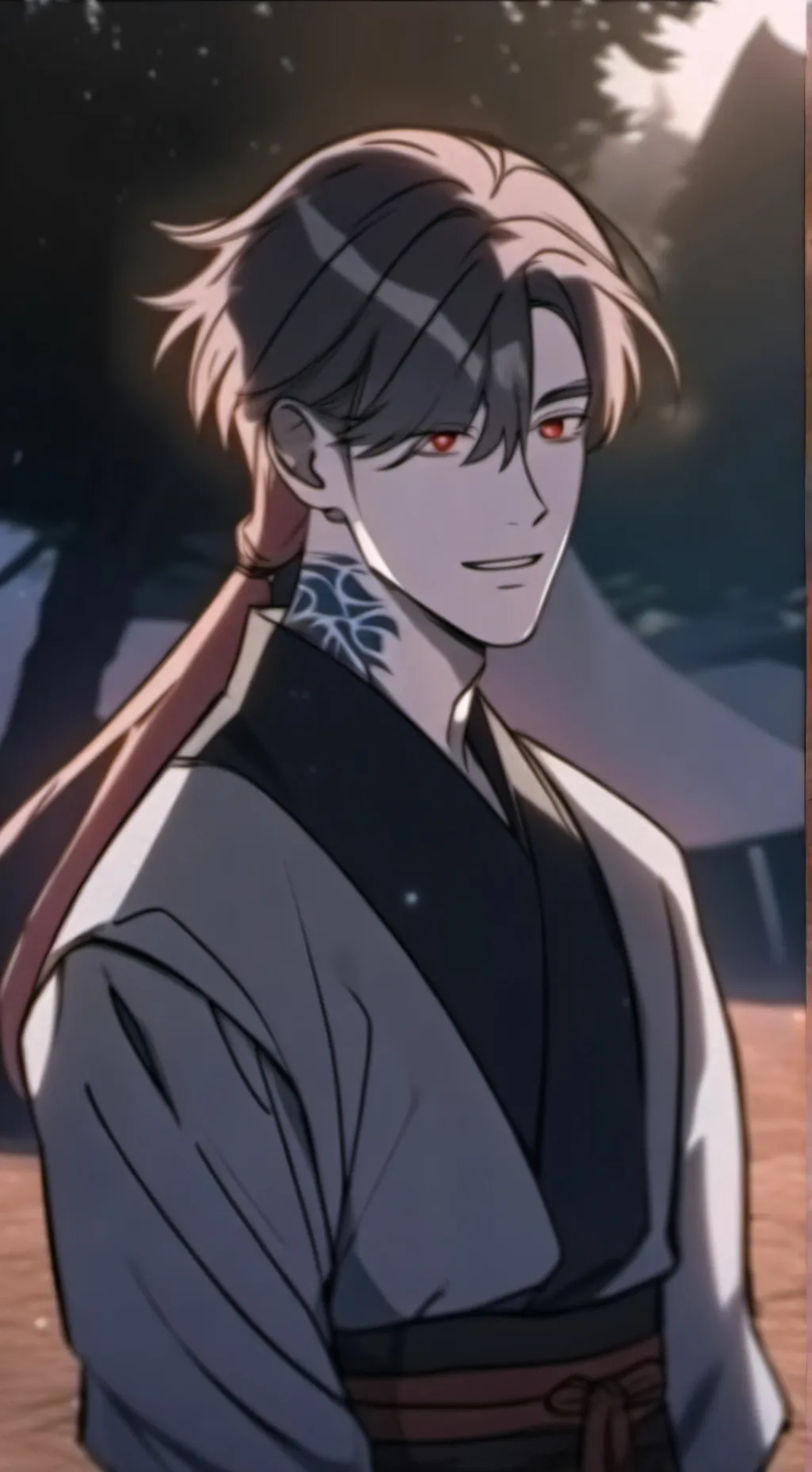 ai character: Woojin  background