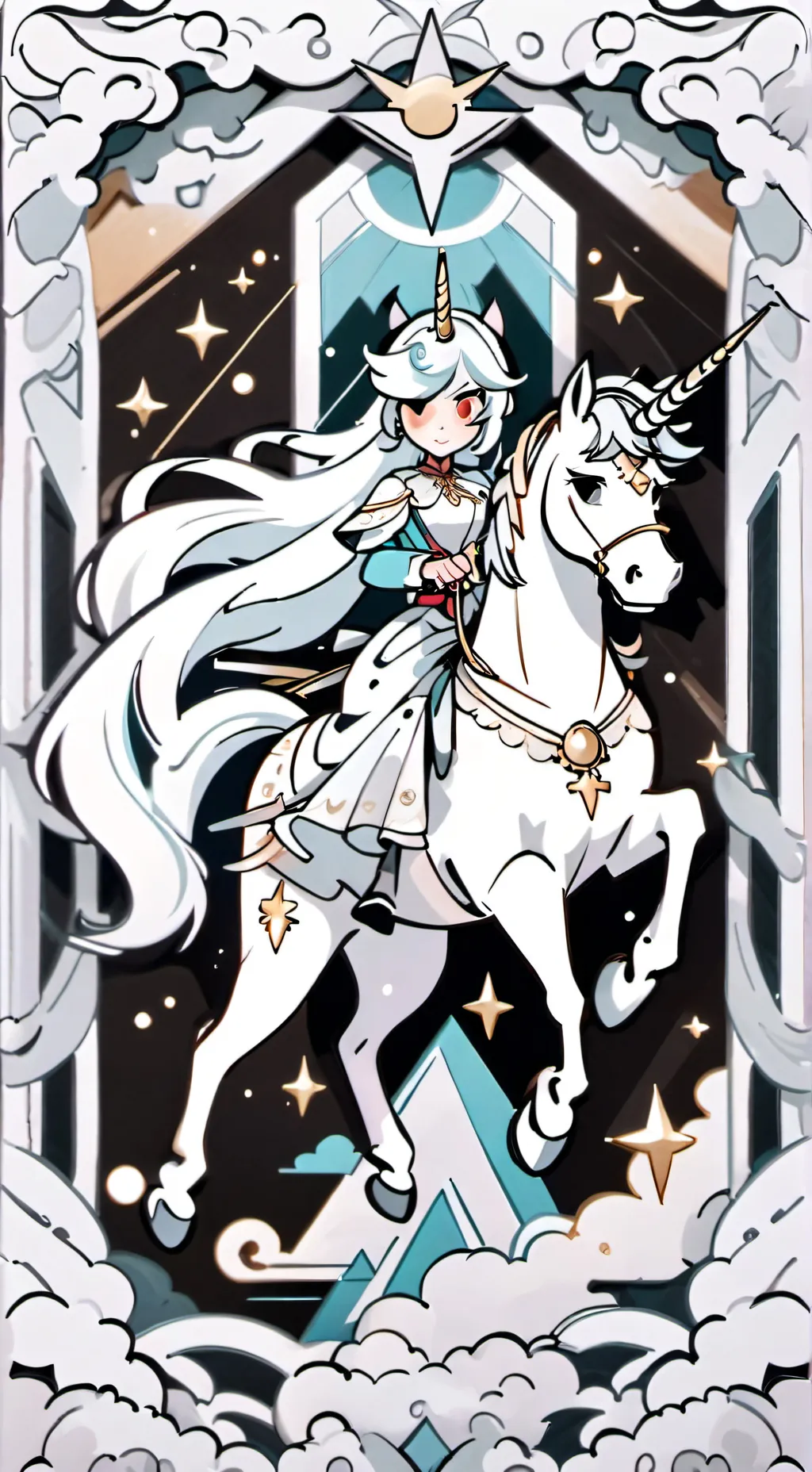 ai character: crafticorn background