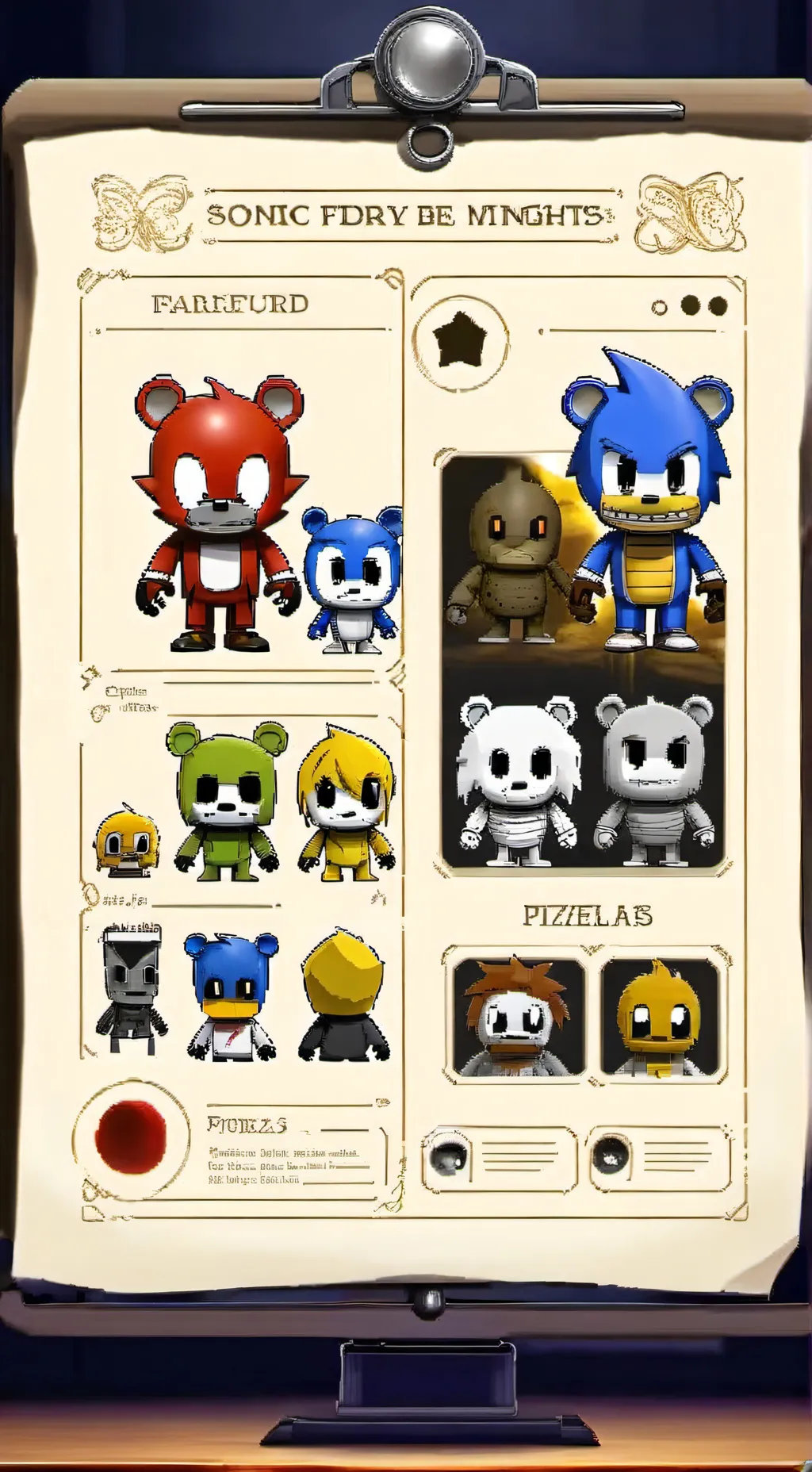 ai character: Pt 11….fnaf…… background