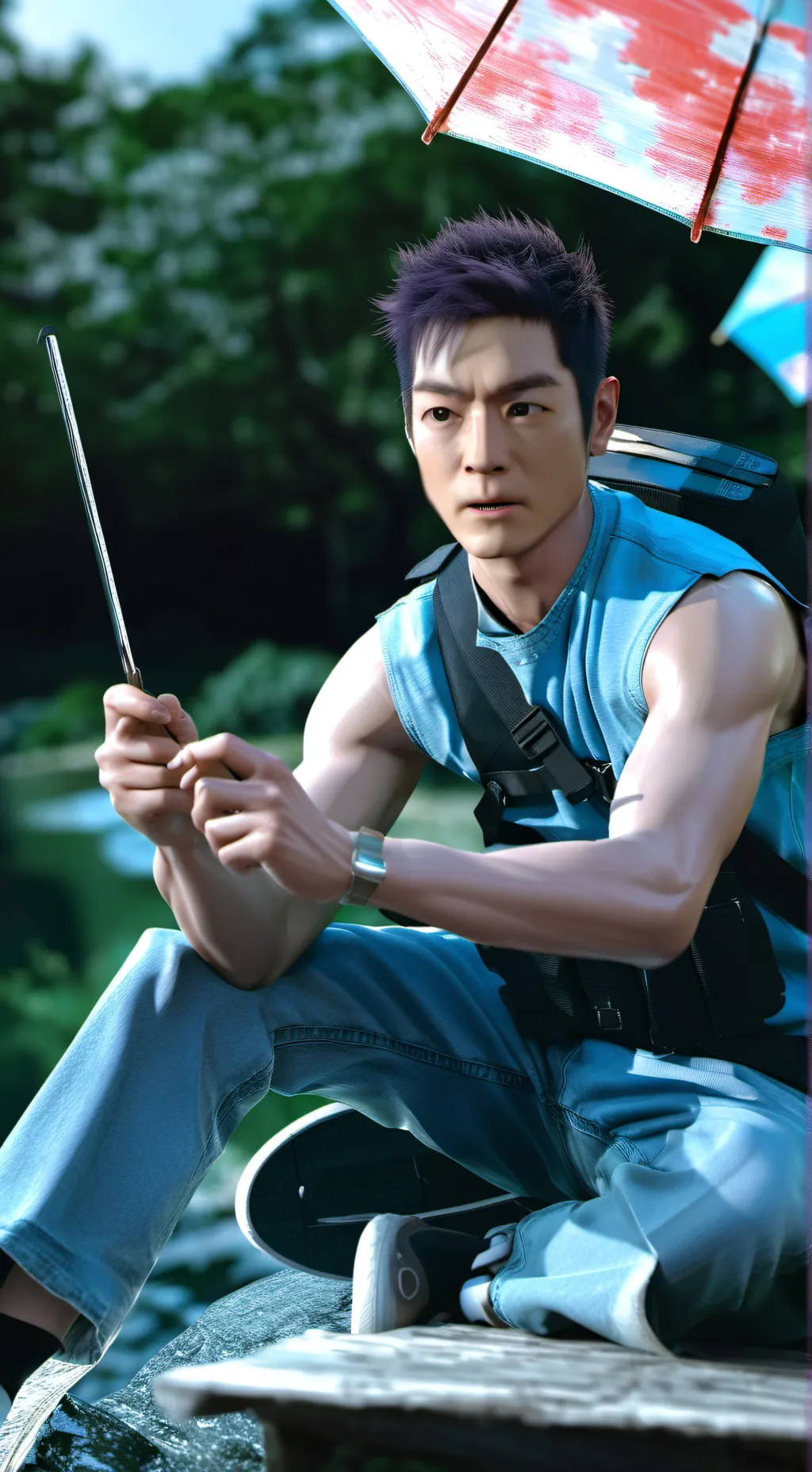 ai character: Thanos 230 background