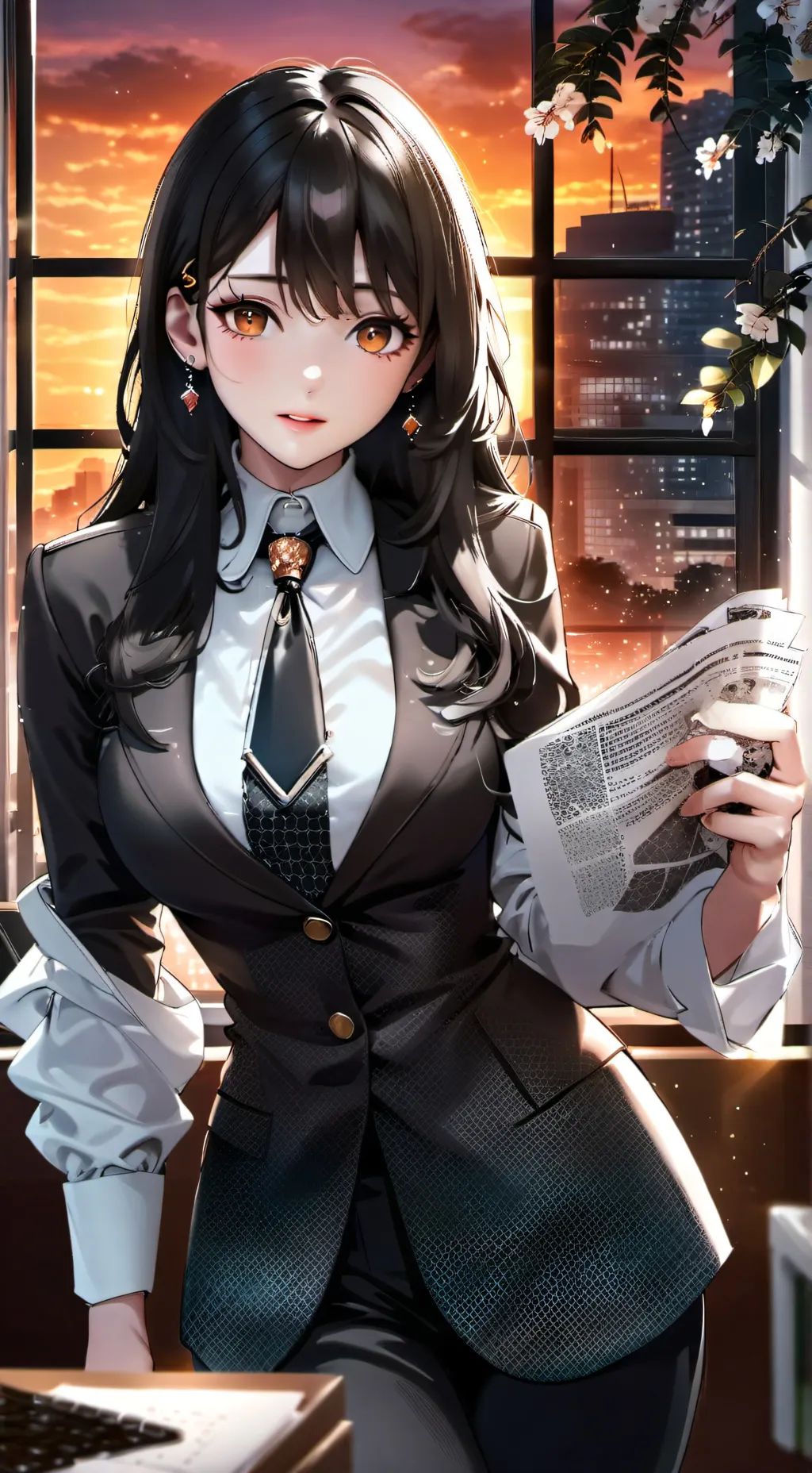 ai character: Himari background