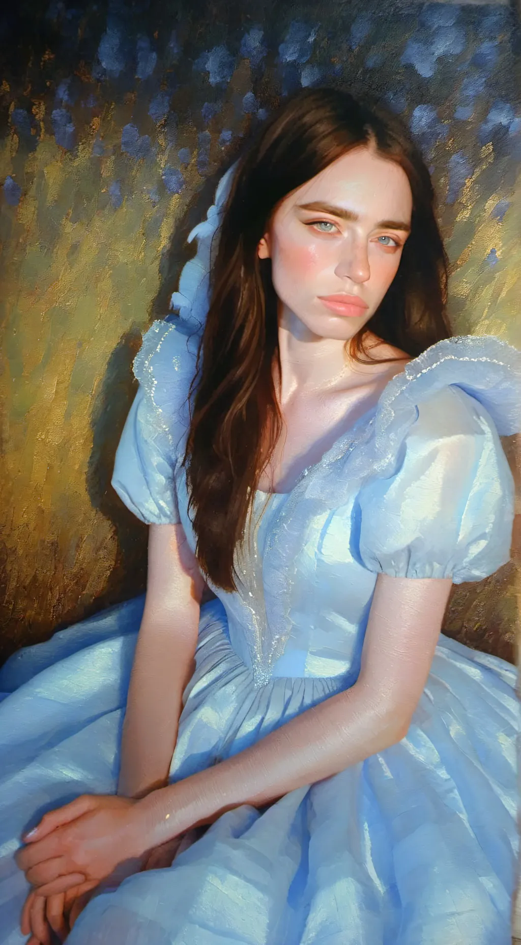 ai character: billie eilish background