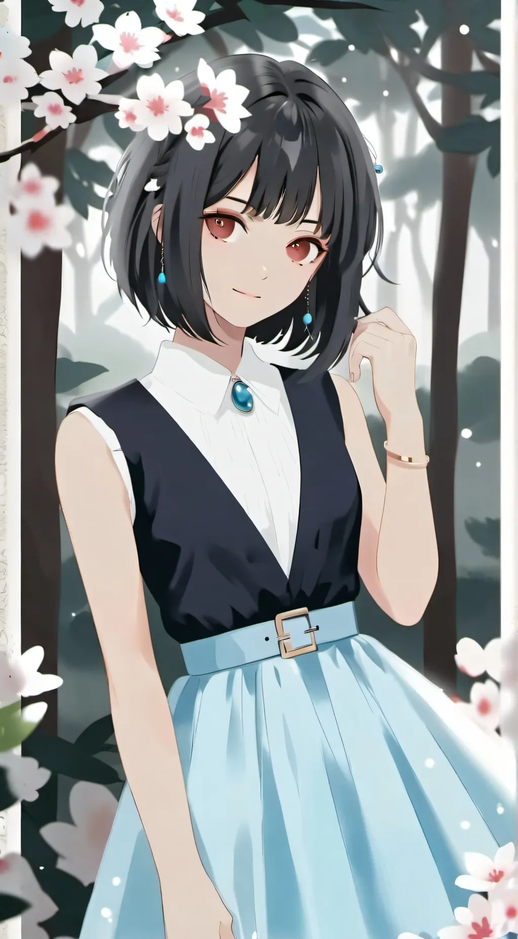 ai character: きえしゃ (kiesha™) background