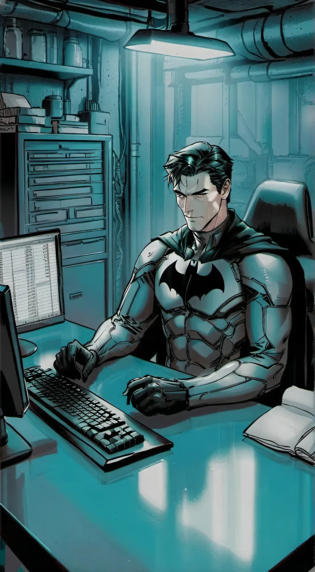 ai character: batman  background