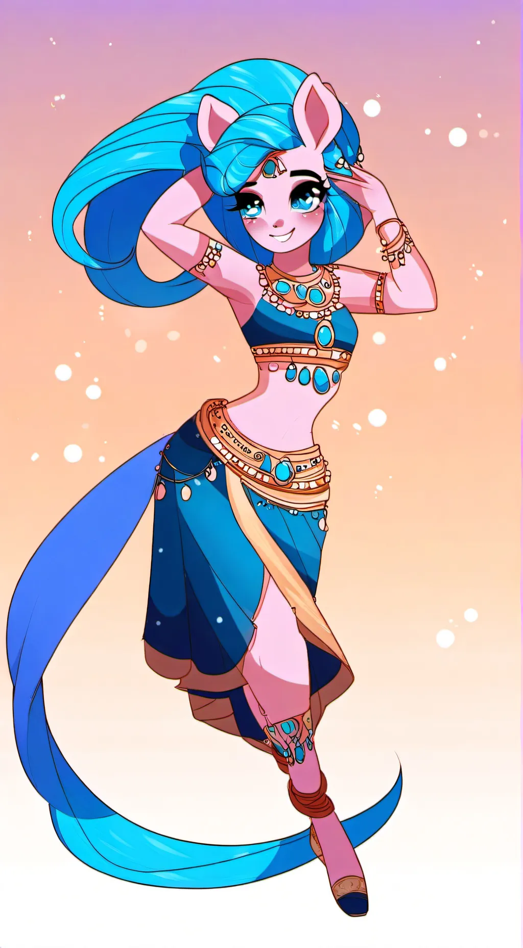 ai character: Oasis Bloom background