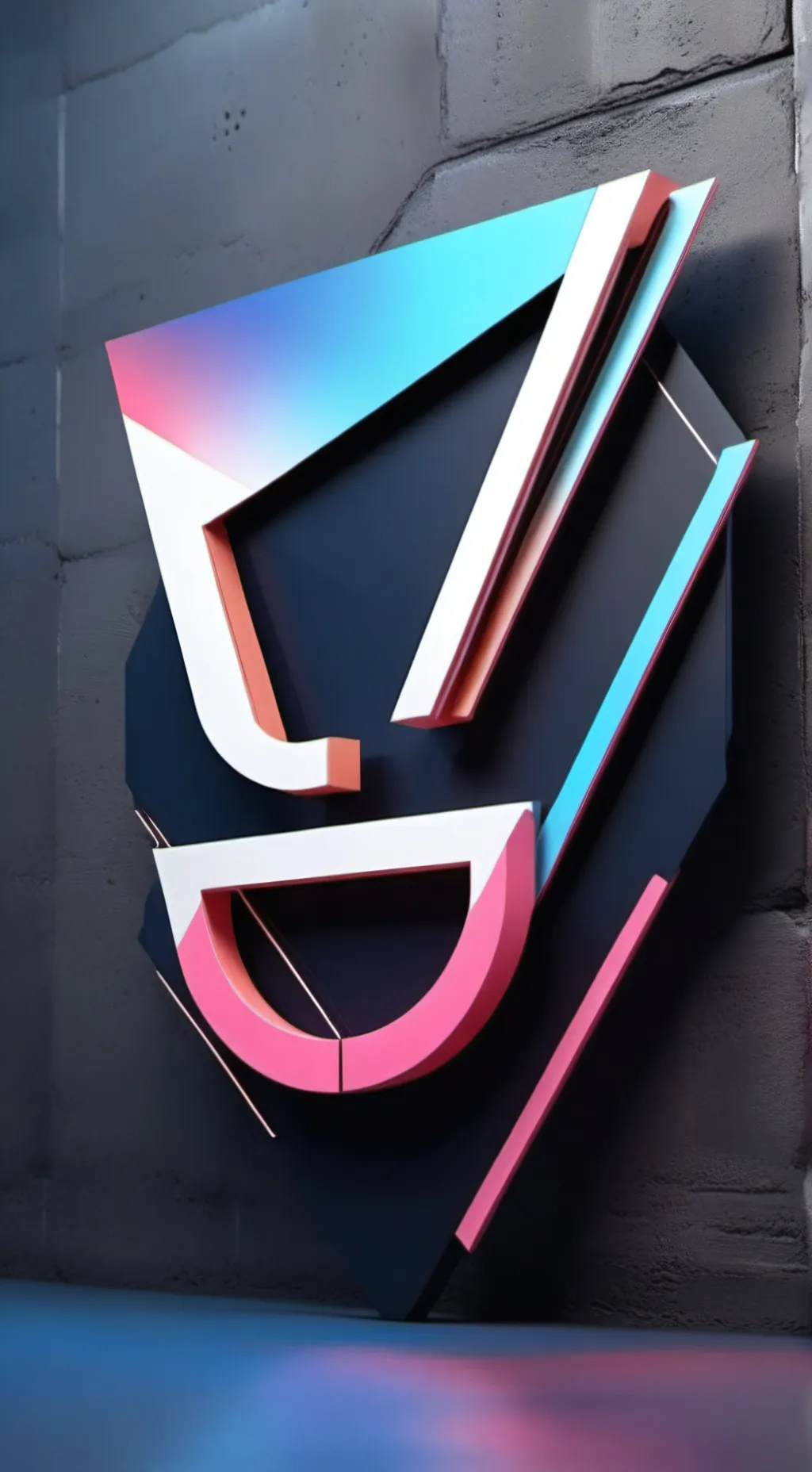 ai character: Social media background