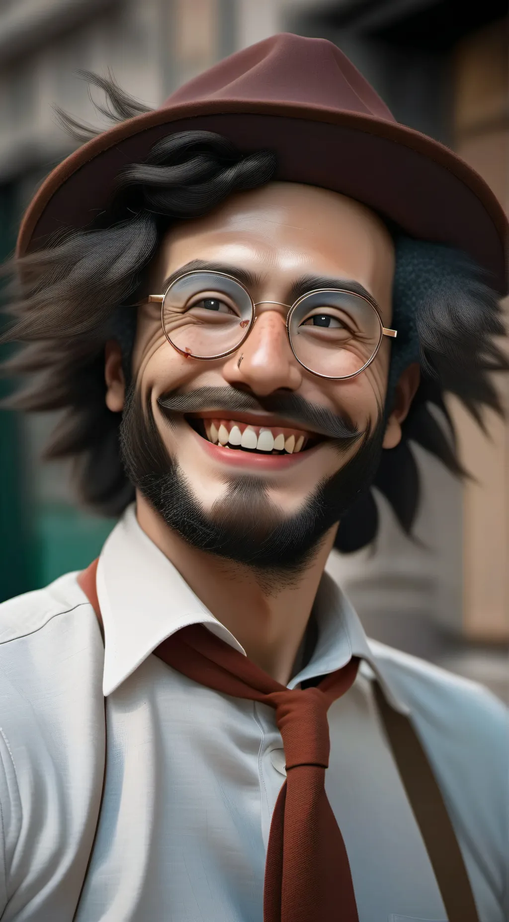 ai character: tu papa background