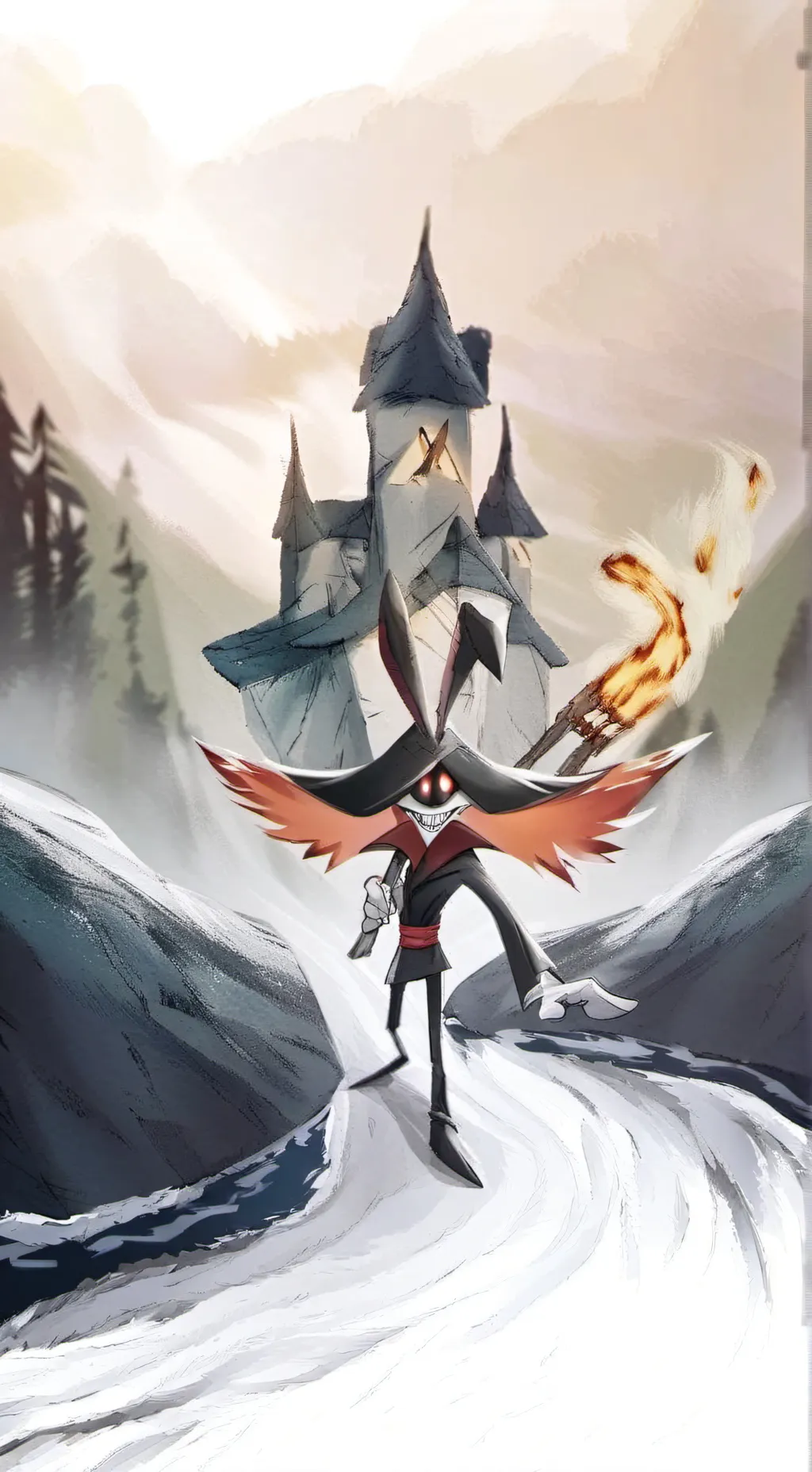 ai character: HH charlie drunk background