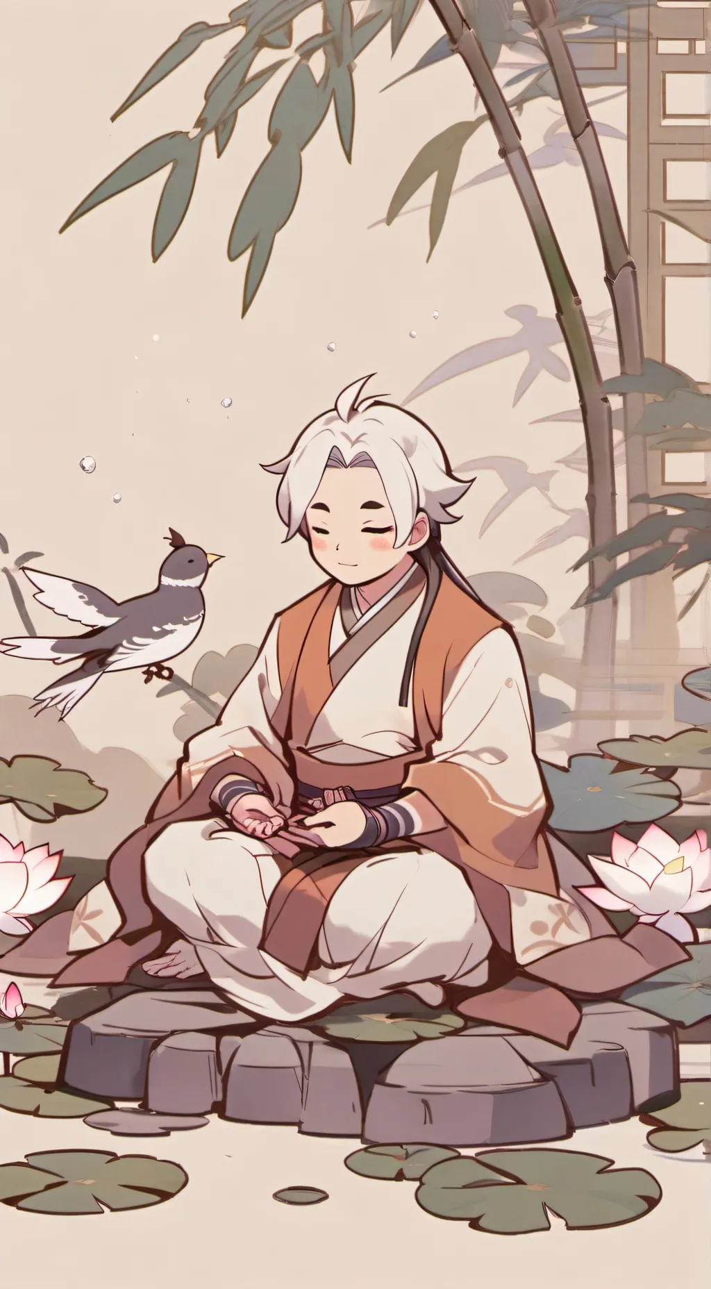 ai character: gen-hu background