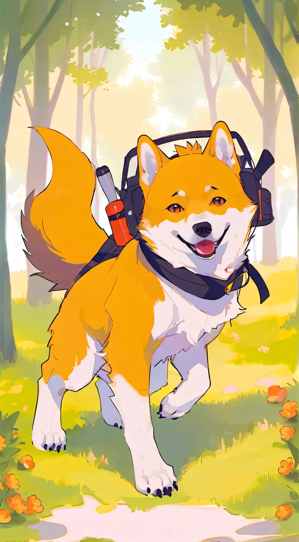 ai character: dogday background