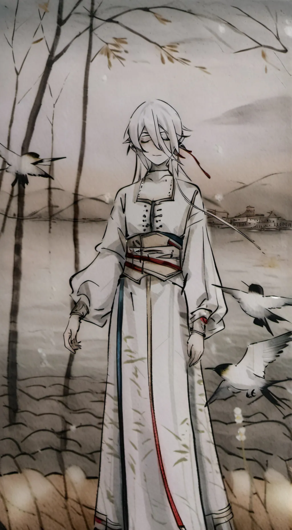 ai character: KNY, next gen background