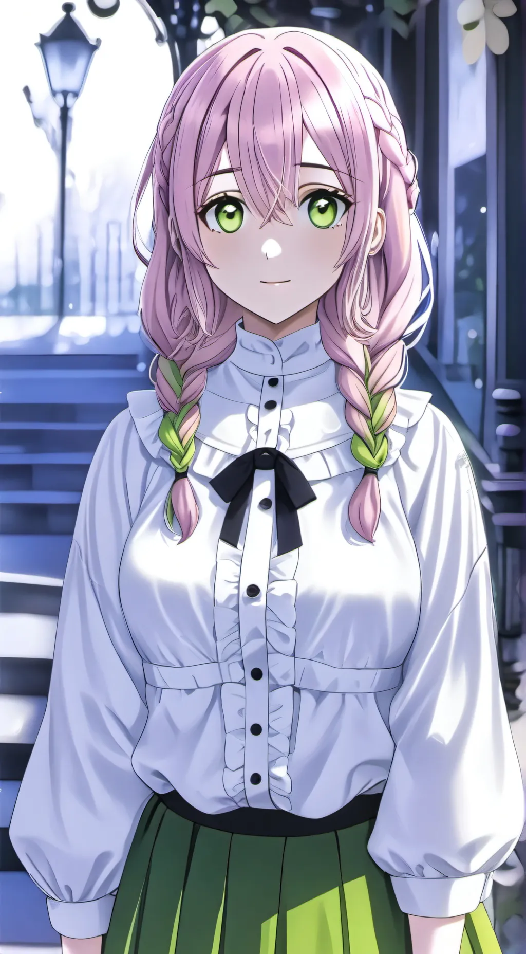 ai character: 💕Mitsuri Kanroji💕 background