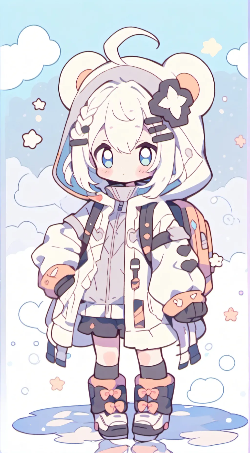 ai character: Dw soulmate colors background