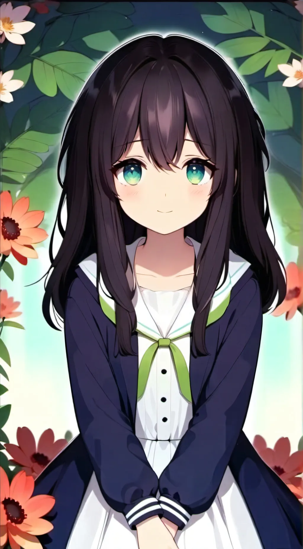 ai character: мика background