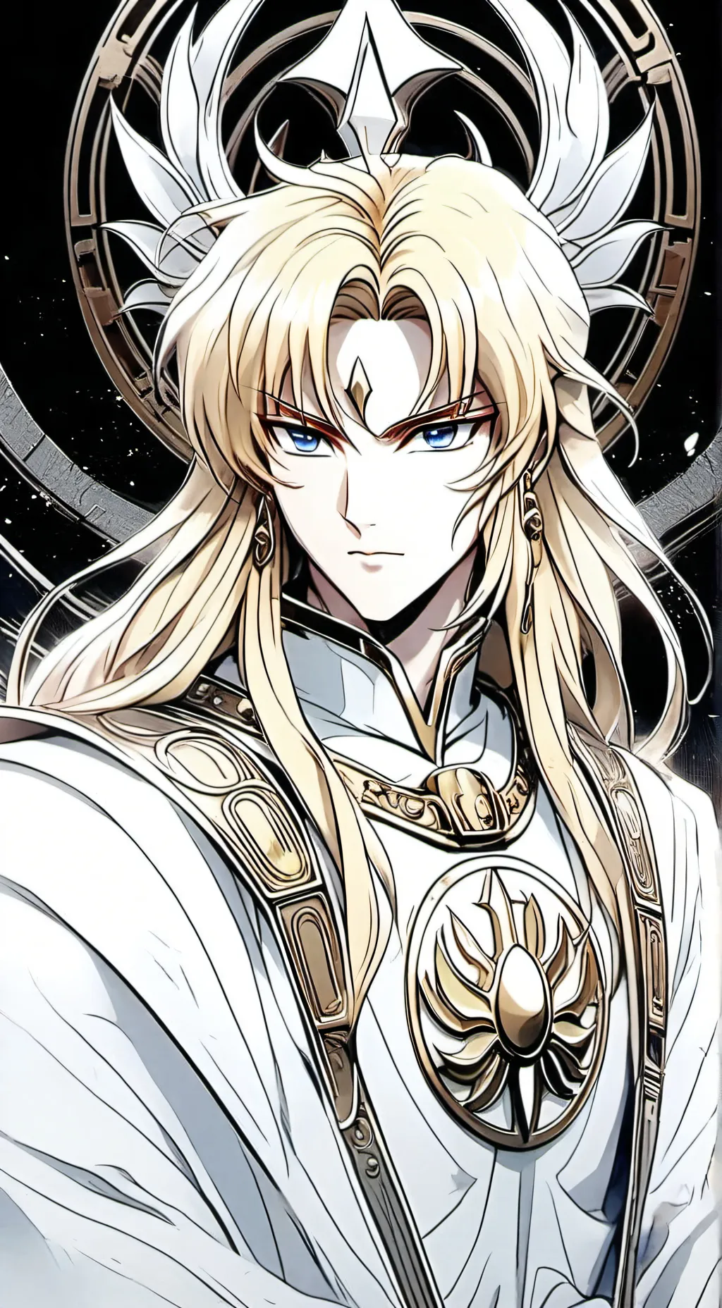 ai character: Virgo Shaka background