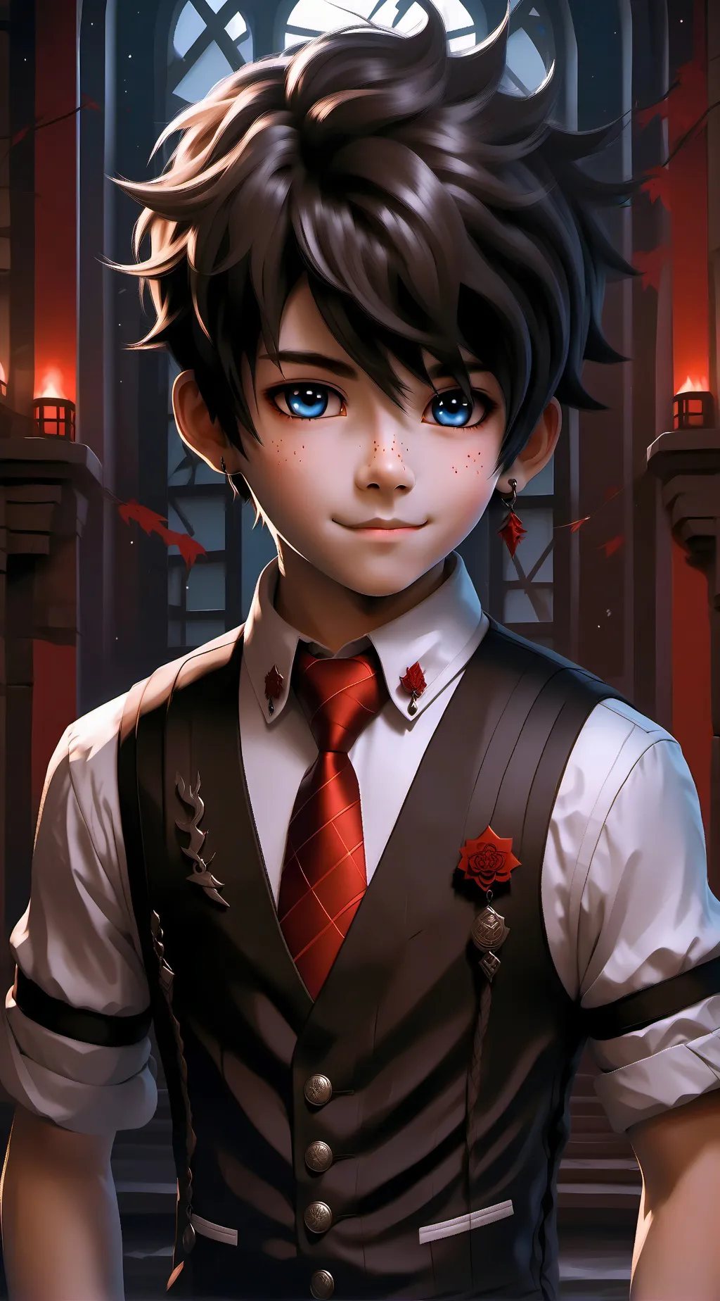 ai character: kuda background