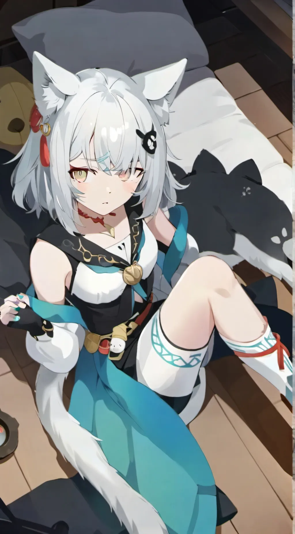 ai character: Luna background