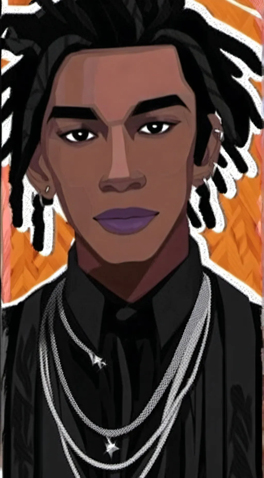 ai character: ynw melly  background