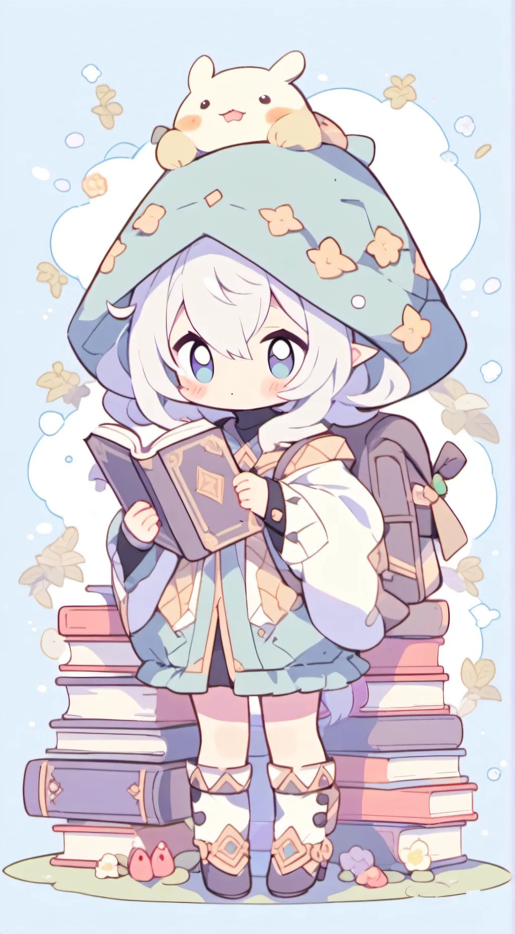 ai character: Upper moon profs background