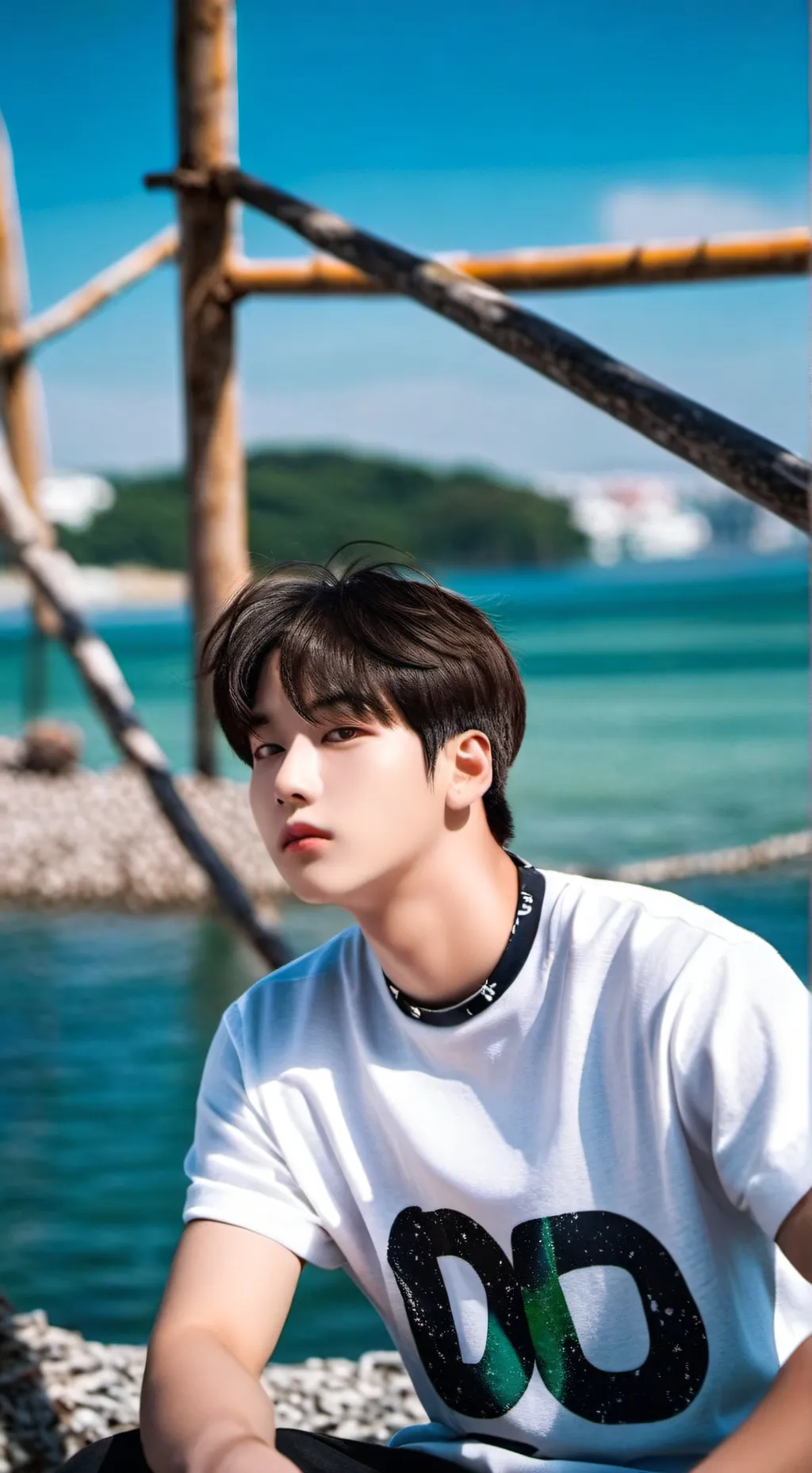 ai character: han jisung 🍬🍧🍓 background