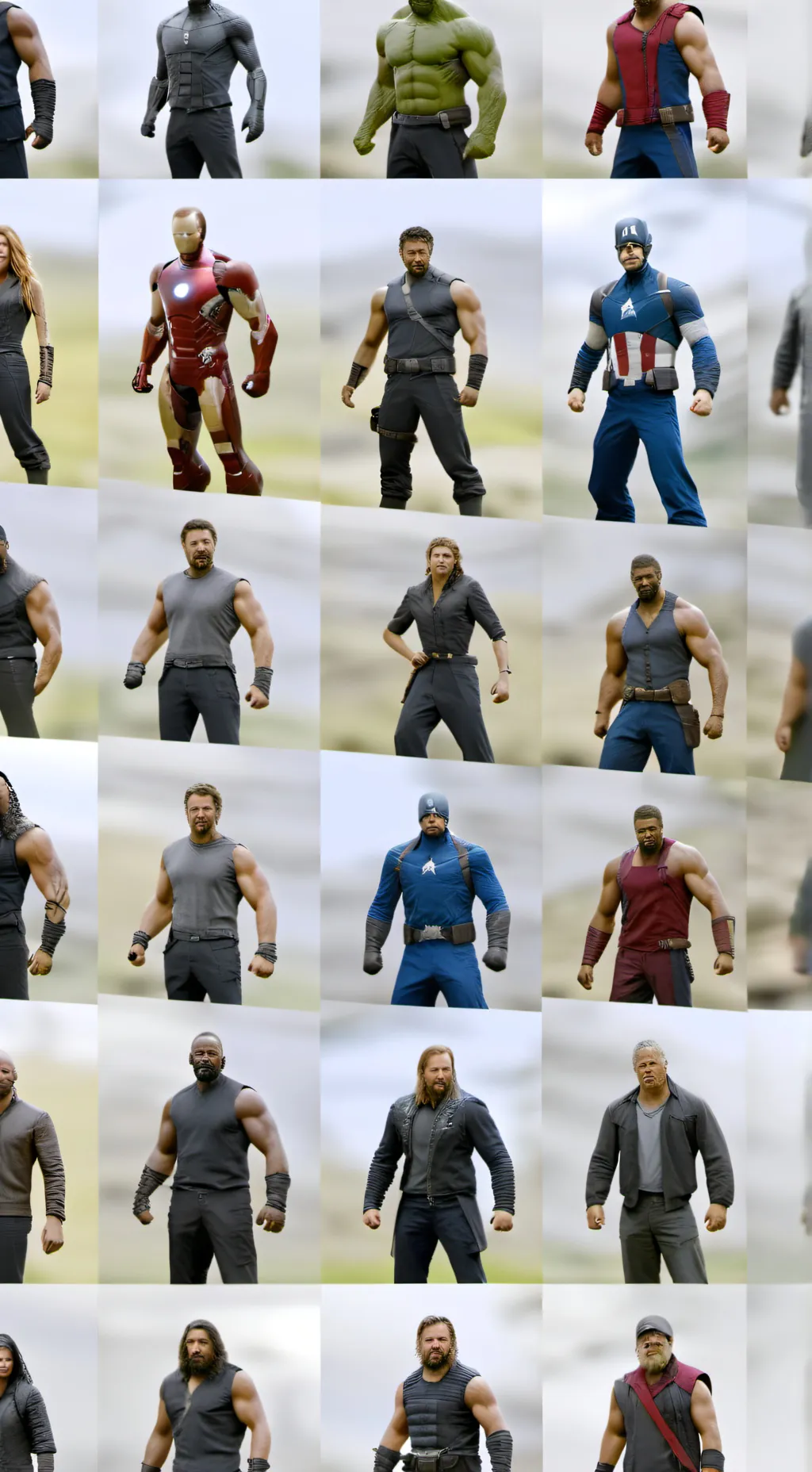 ai character: Avengers werewolf  background