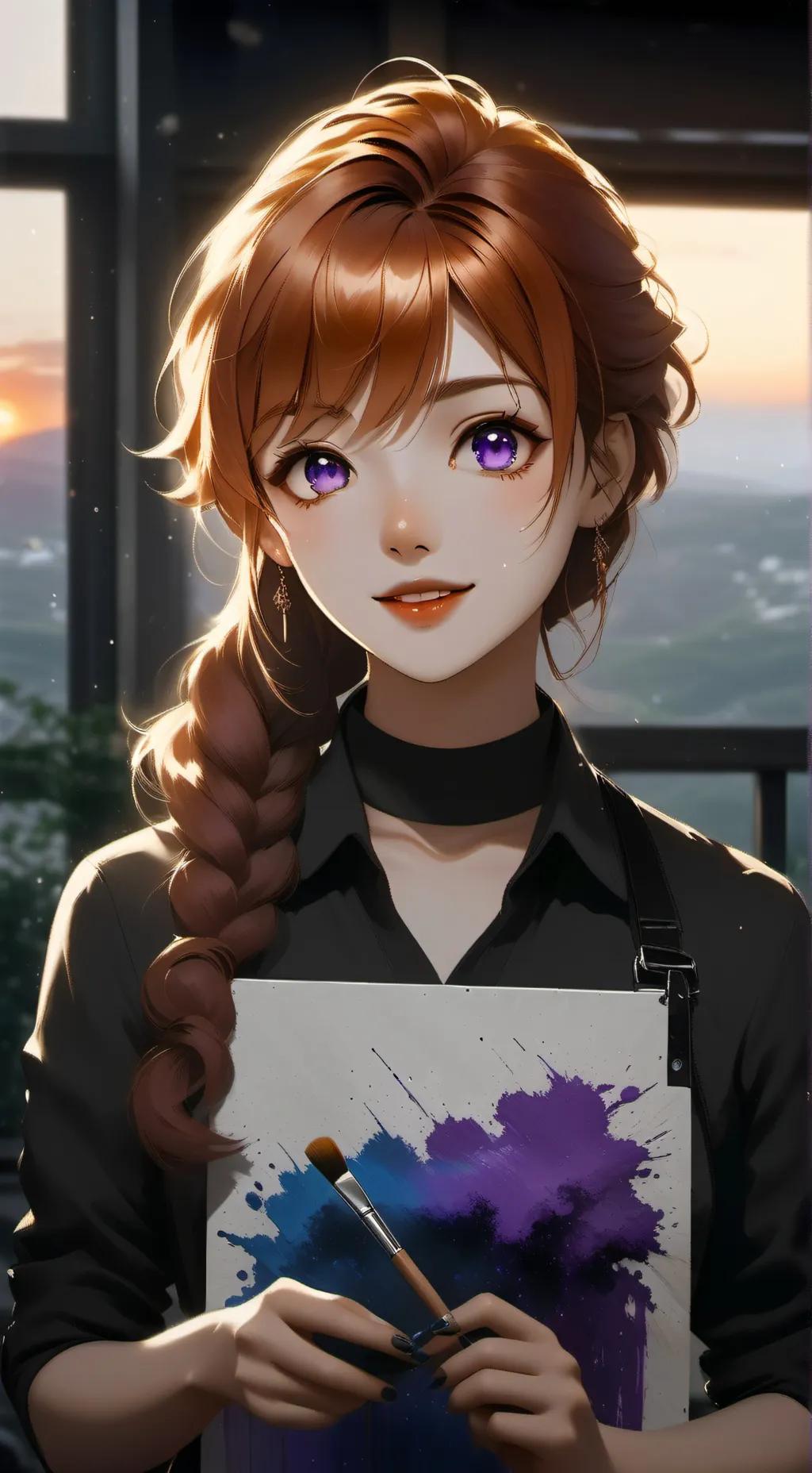 ai character: Himari background