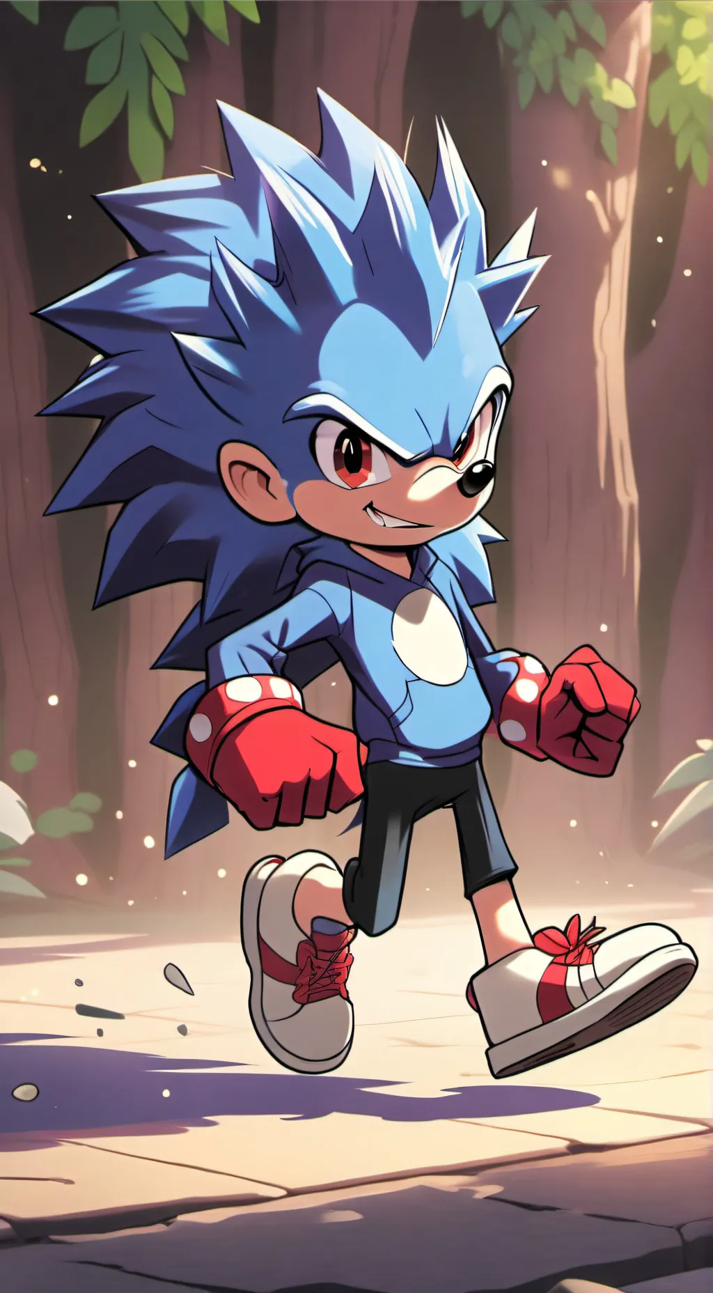 ai character: Sonic background