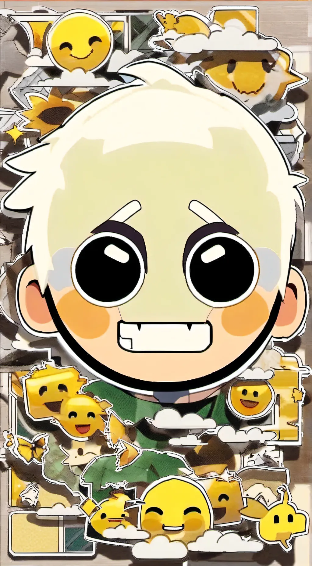 ai character: DANDY AND ASTRO background