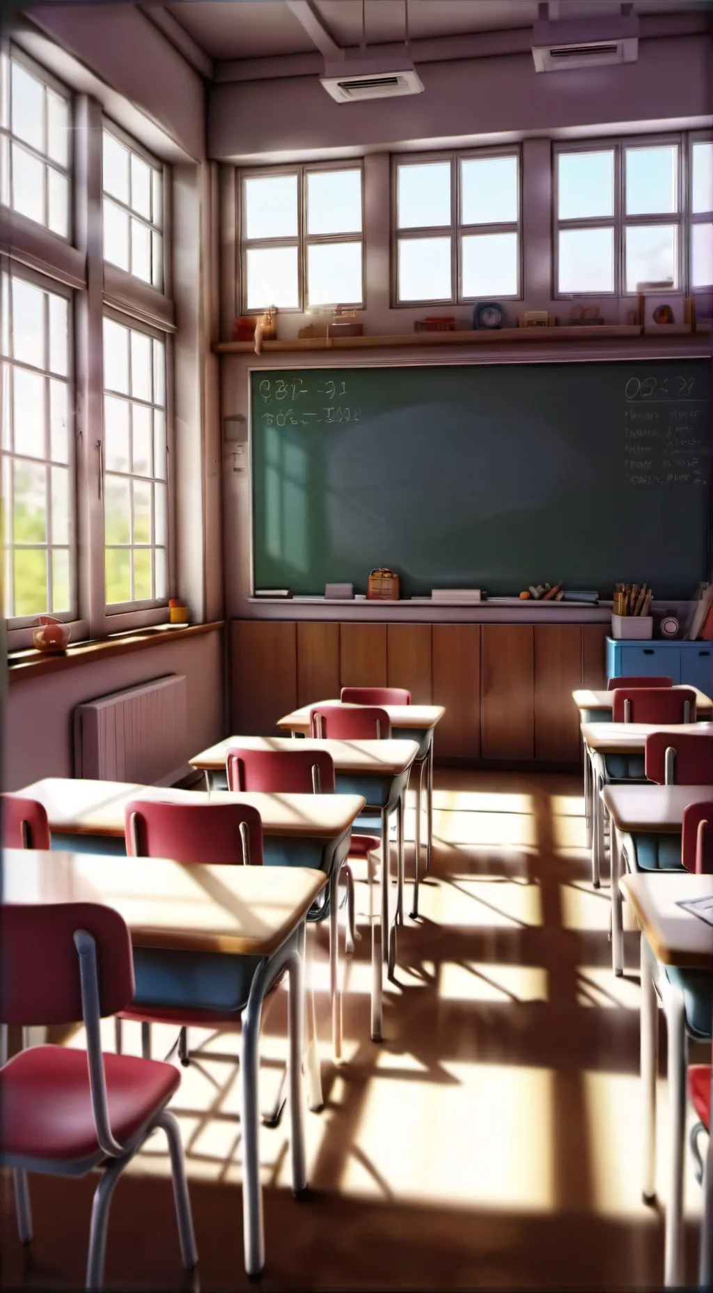 ai character: monster school (2) background