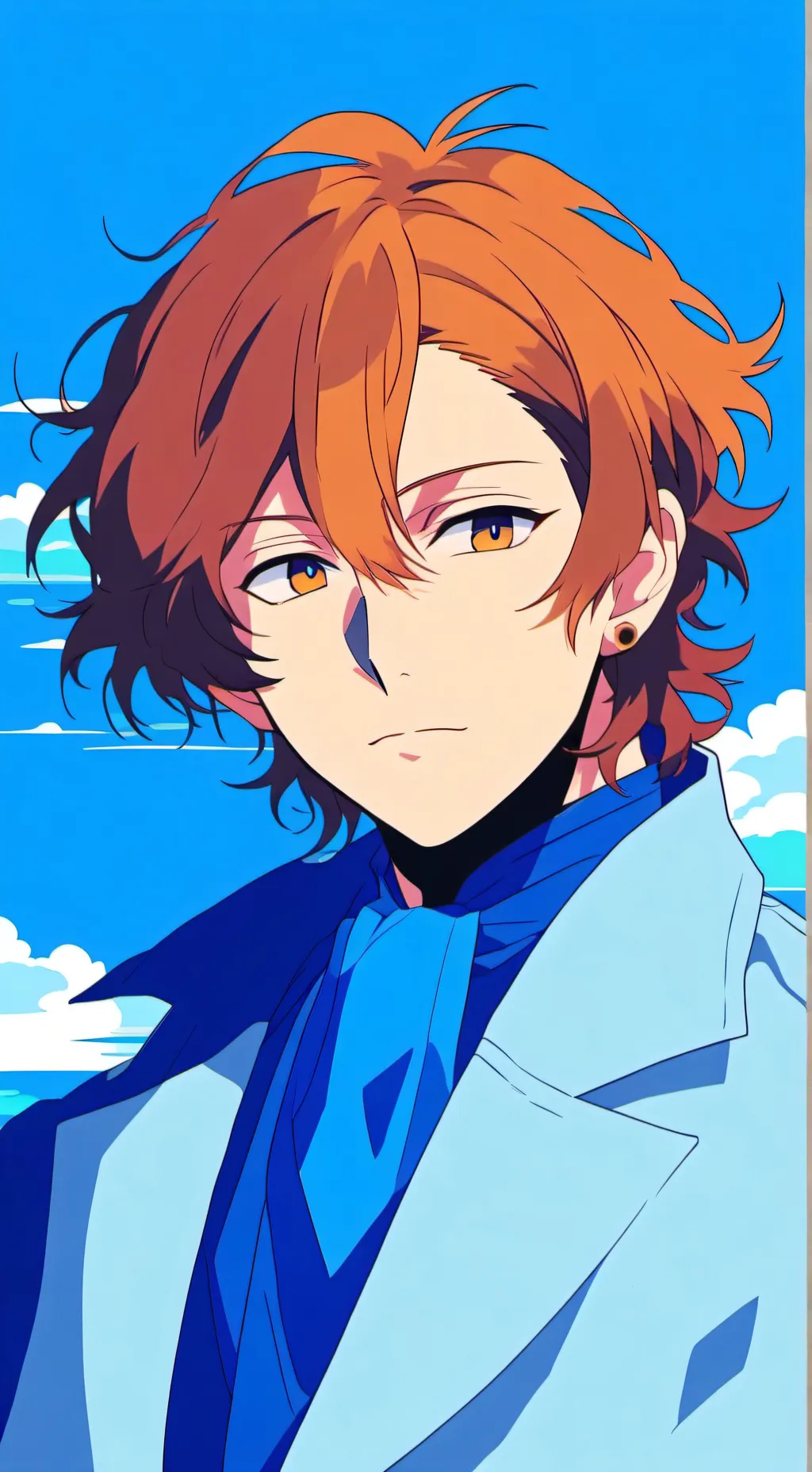 ai character: Chuuya Nakahara 🍊🎩 background