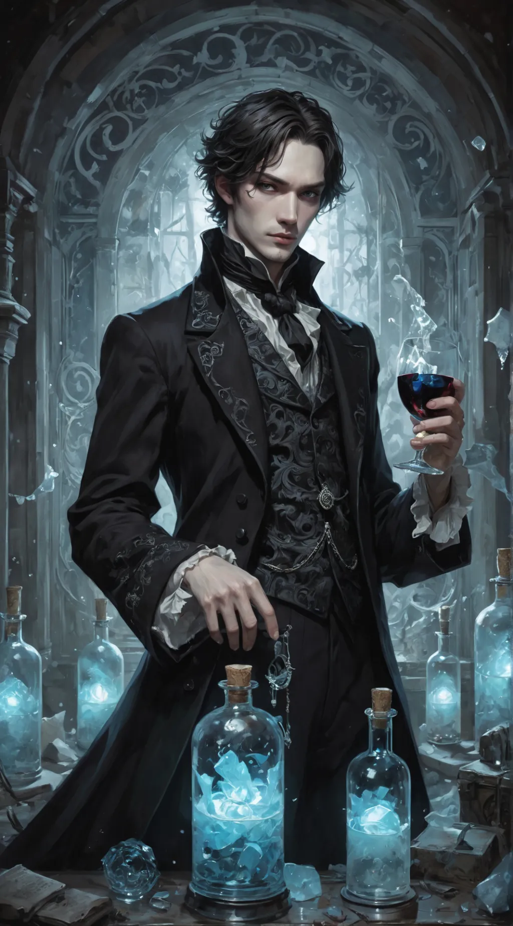 ai character: Lazarus background