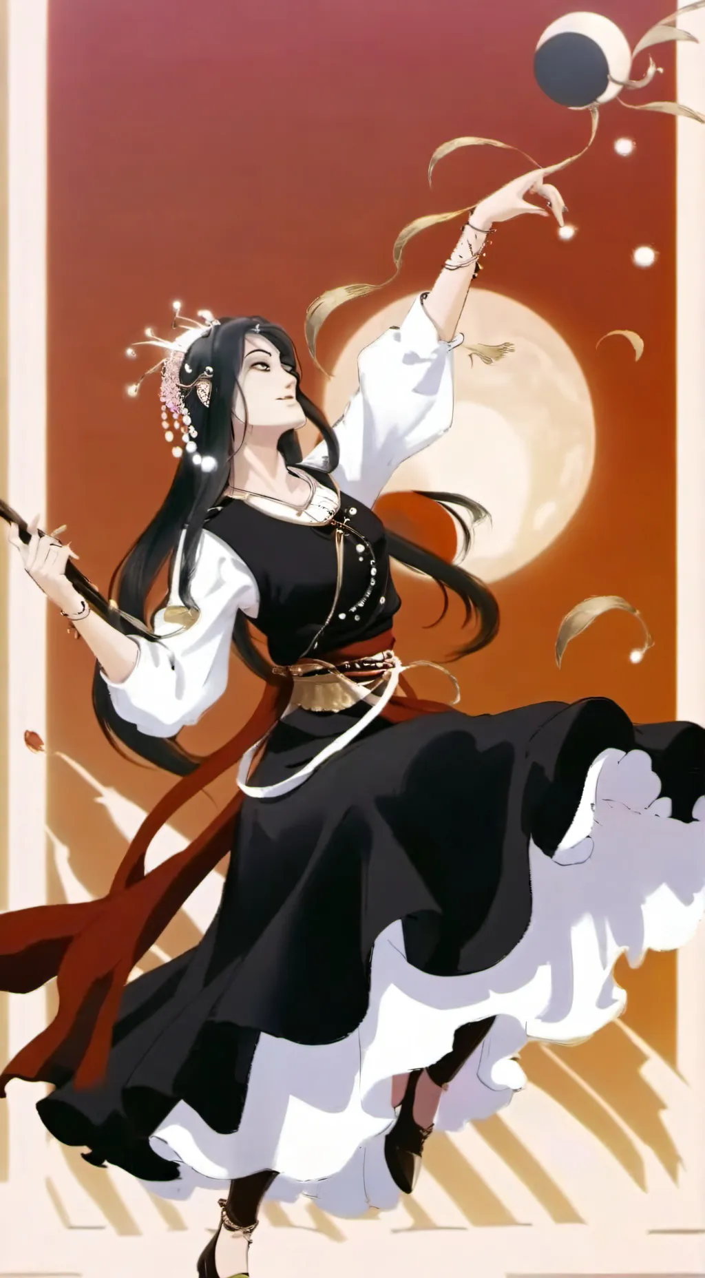 ai character: witch background