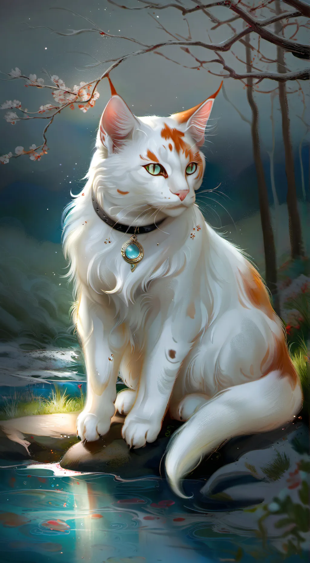 ai character: HH but your a cat? background