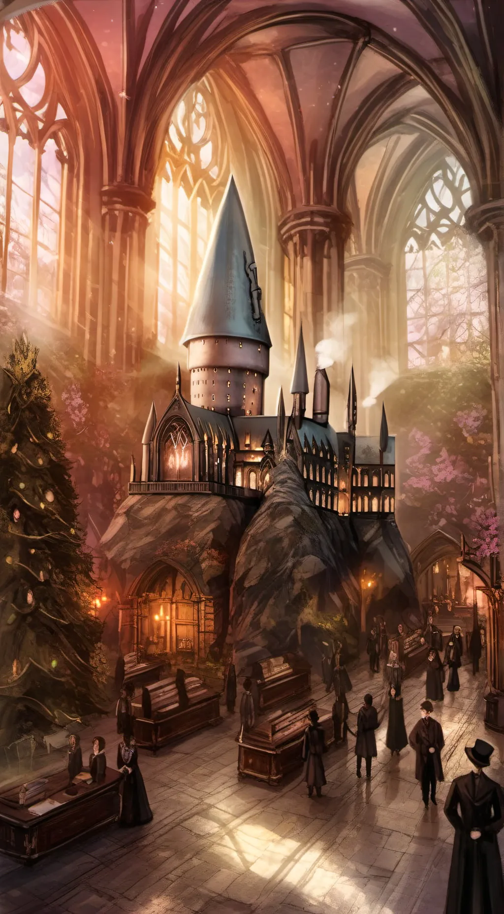 ai character: hogwartyyyy background